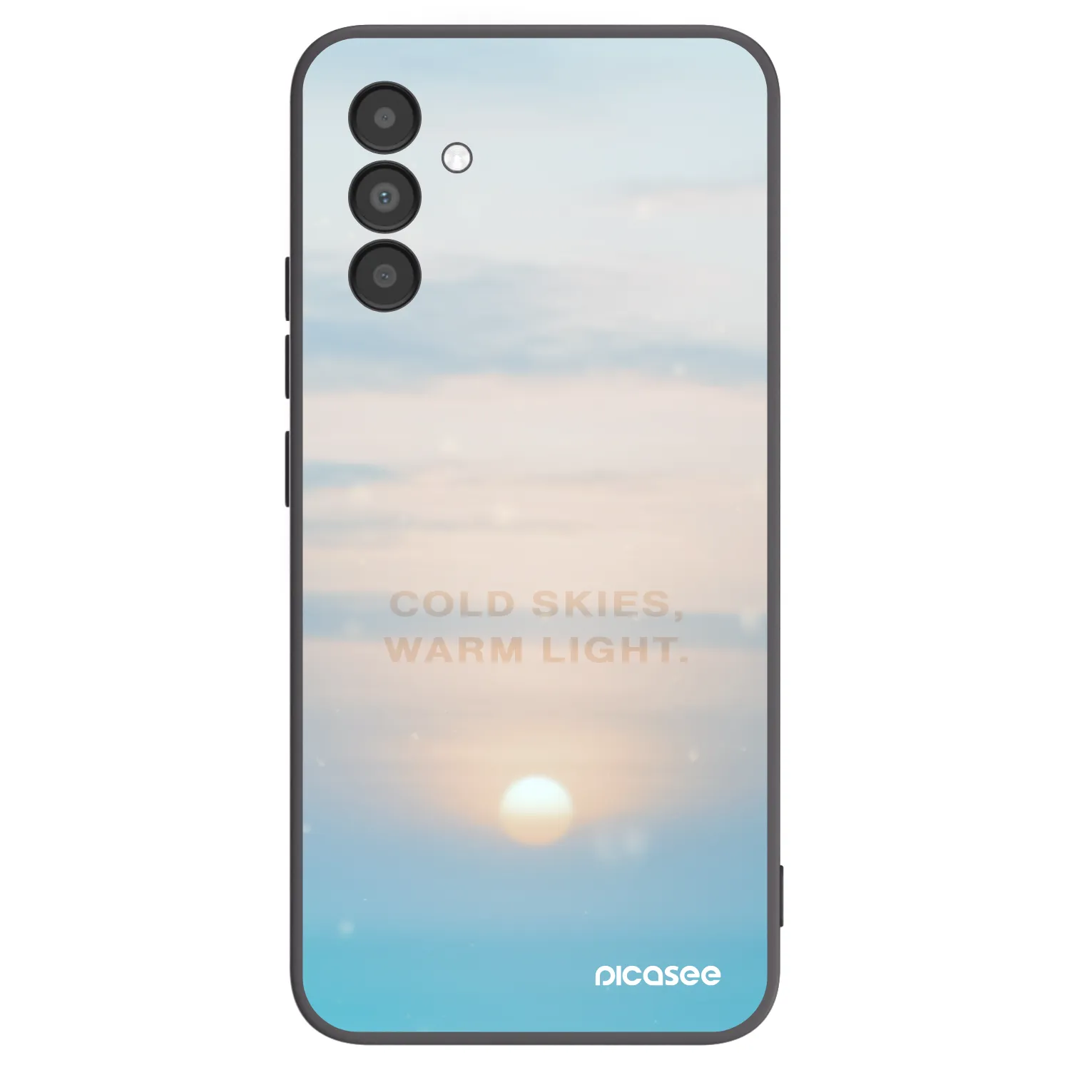 Picasee crna silikonska maskica za Samsung Galaxy A04s A047F - COLD SKIES