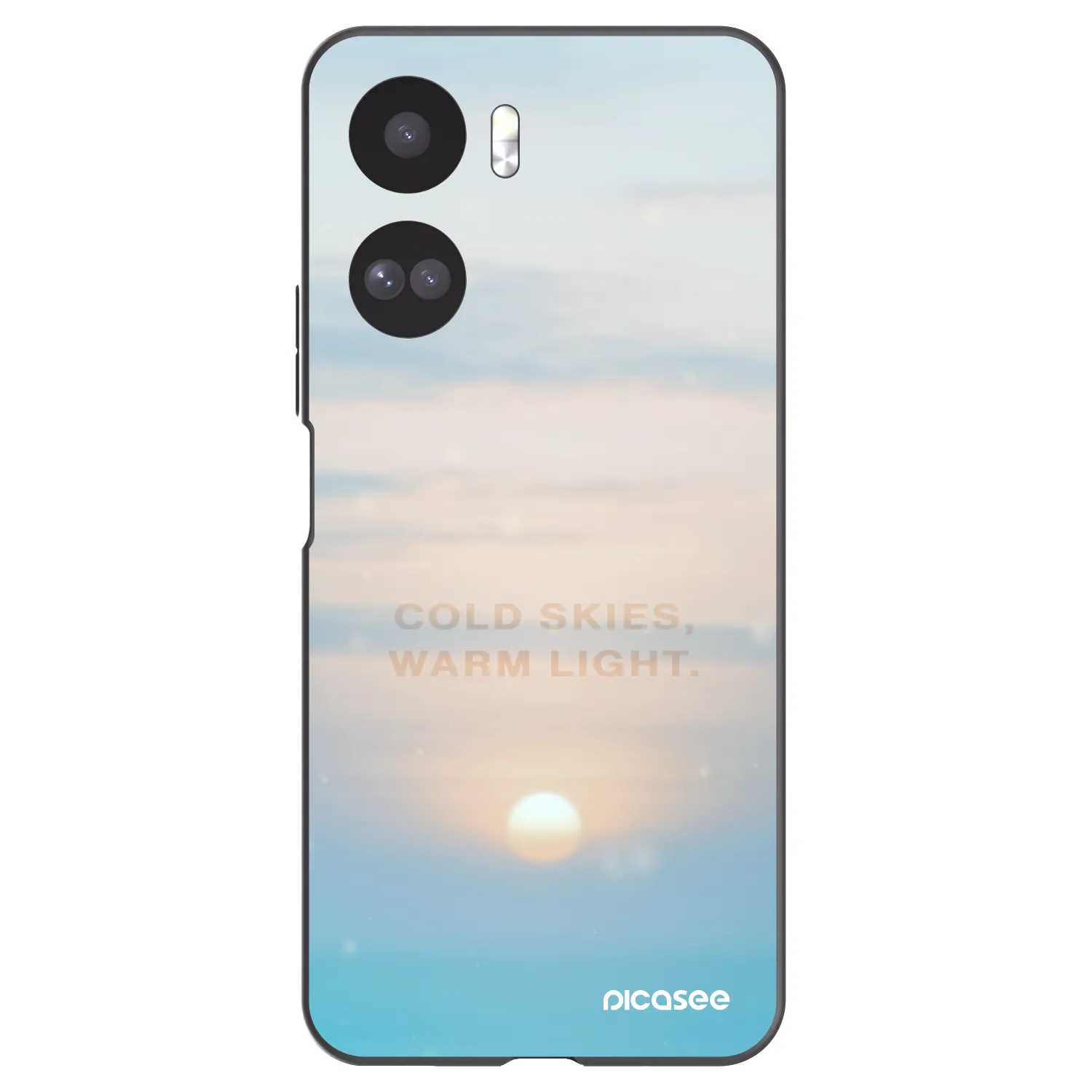 Picasee crna silikonska maskica za Honor 90 Lite 5G - COLD SKIES
