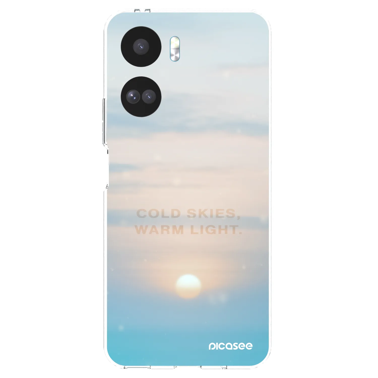 Picasee silikonska prozirna maskica za Honor 90 Lite 5G - COLD SKIES