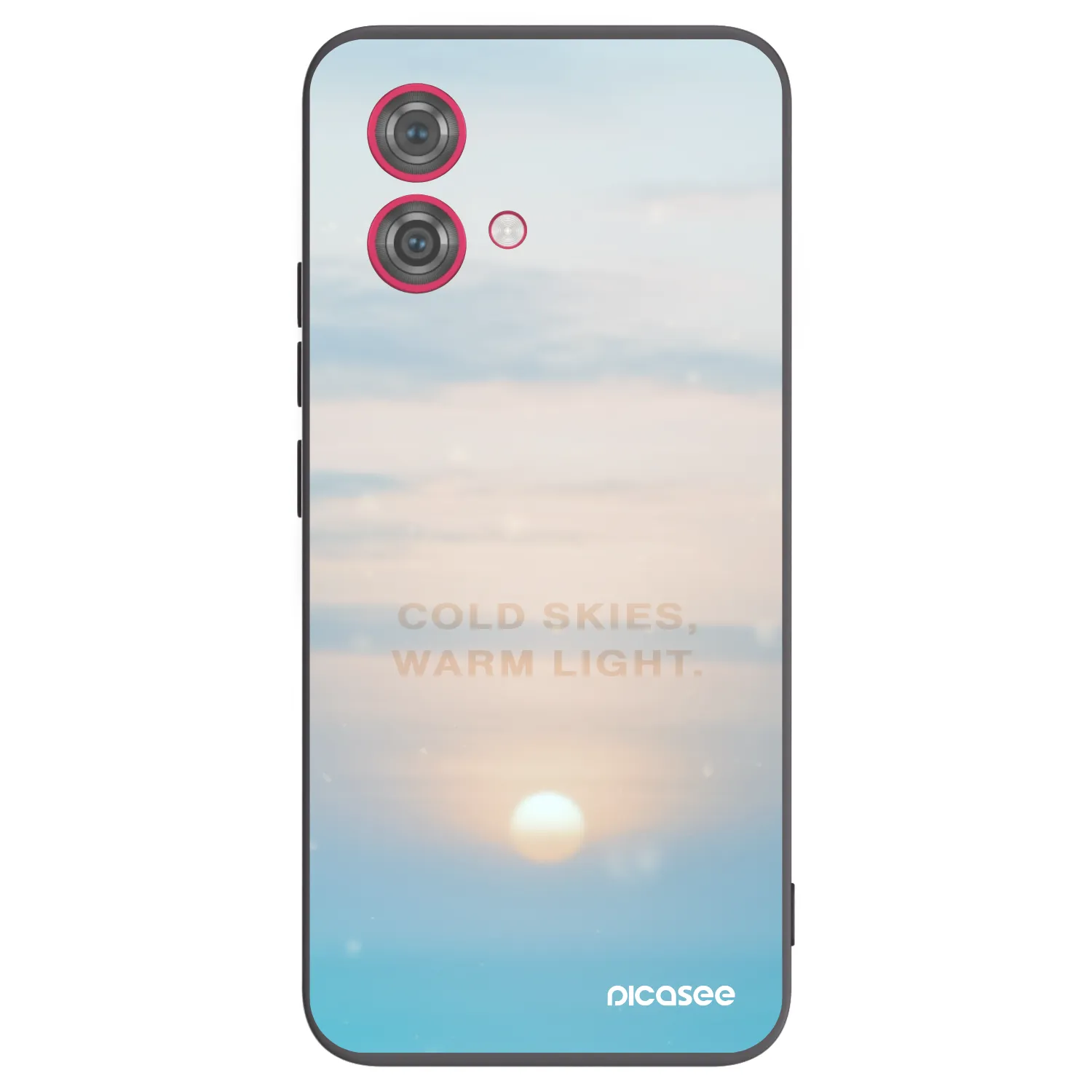 Picasee crna silikonska maskica za Motorola Moto G84 5G - COLD SKIES