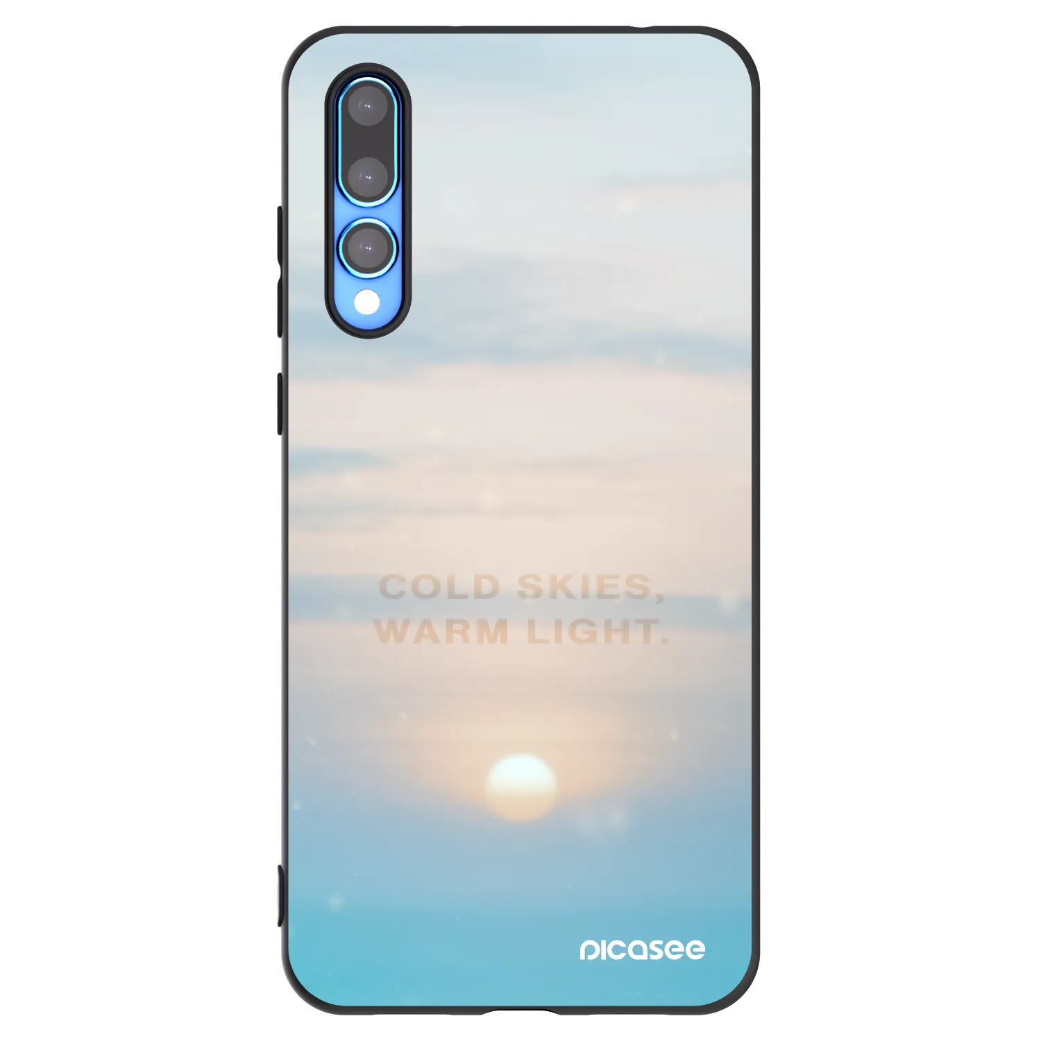 Picasee crna silikonska maskica za Huawei P20 Pro - COLD SKIES