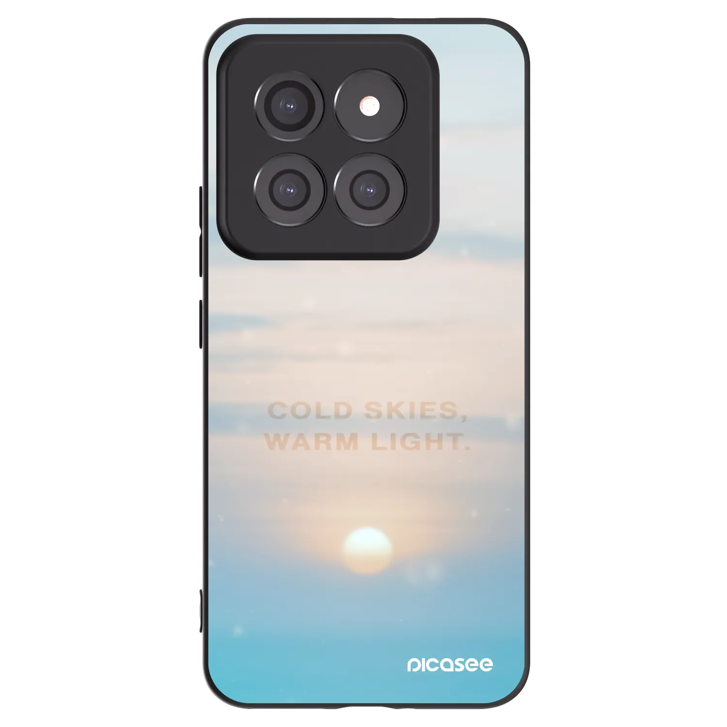 Picasee crna silikonska maskica za Xiaomi 14 Pro - COLD SKIES