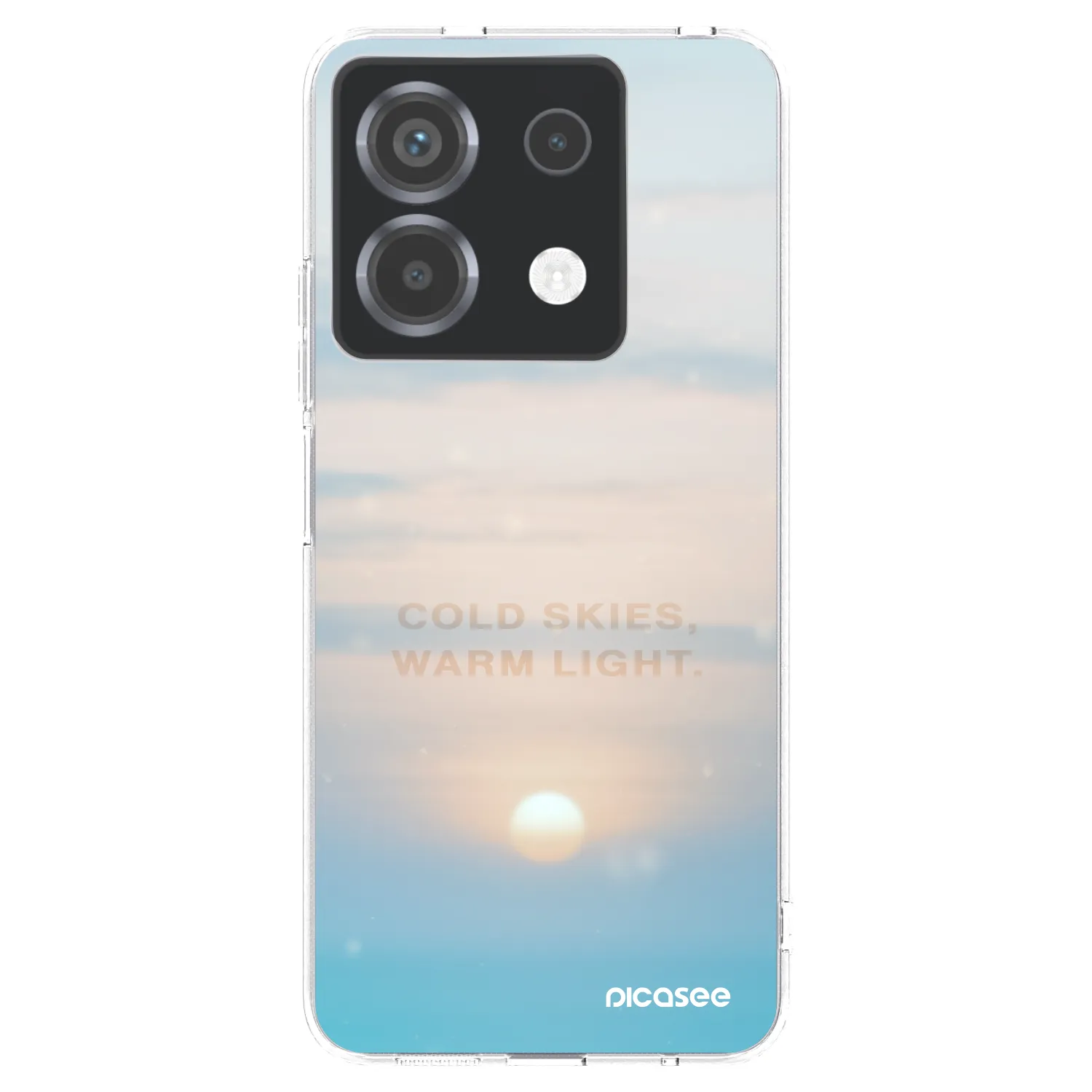 Picasee silikonska prozirna maskica za Xiaomi Poco X6 - COLD SKIES