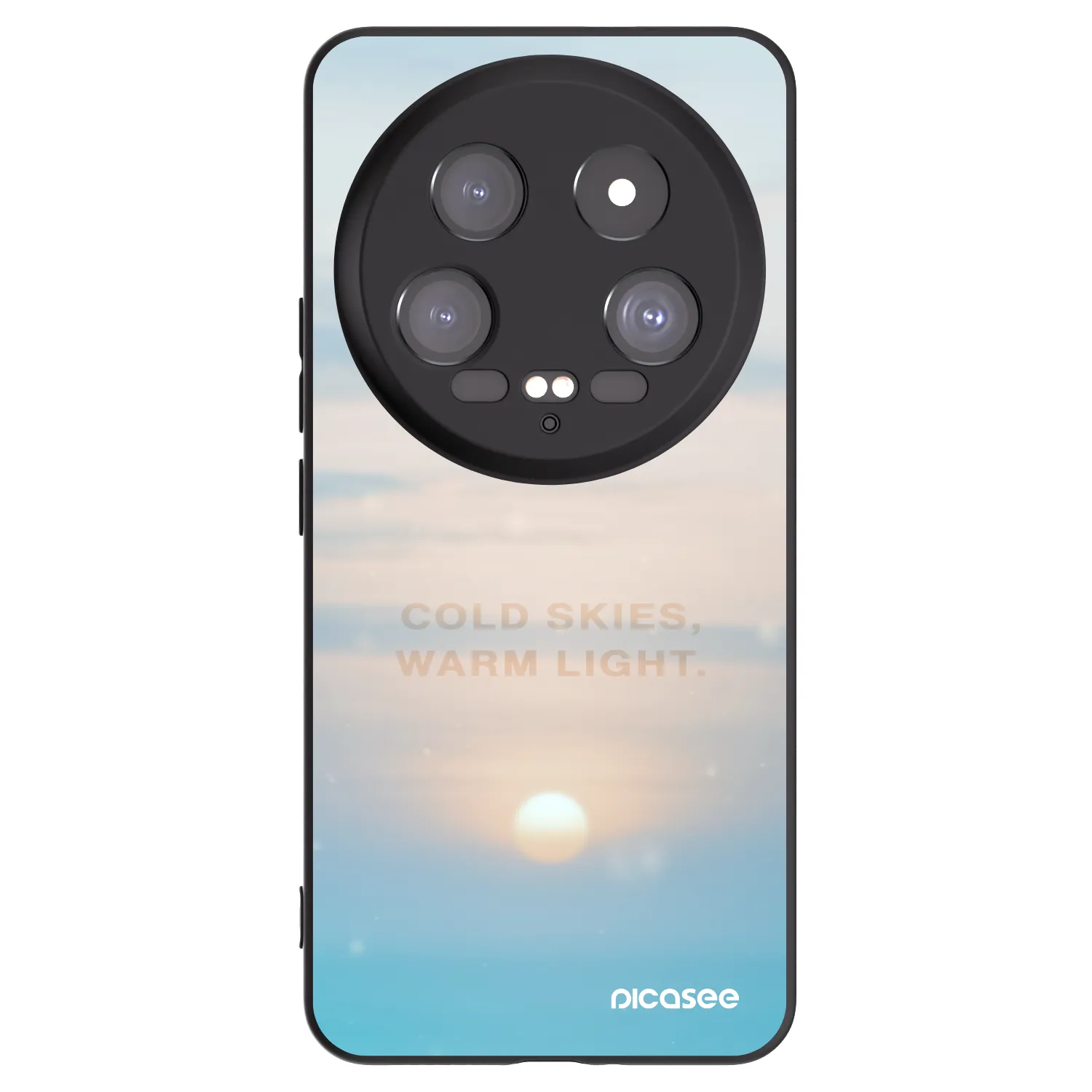 Picasee crna silikonska maskica za Xiaomi 14 Ultra - COLD SKIES
