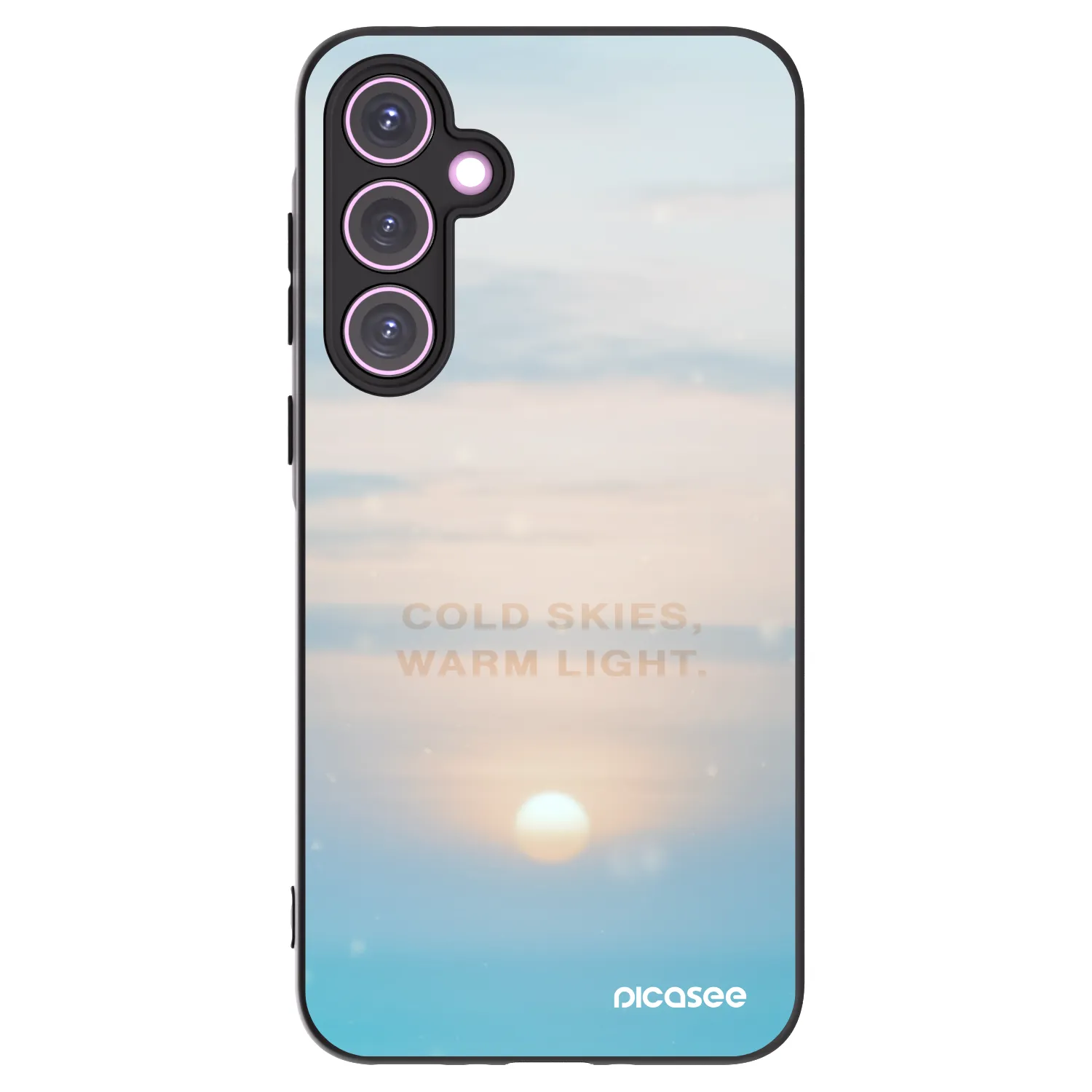 Picasee crna silikonska maskica za Samsung Galaxy A35 5G A356B - COLD SKIES