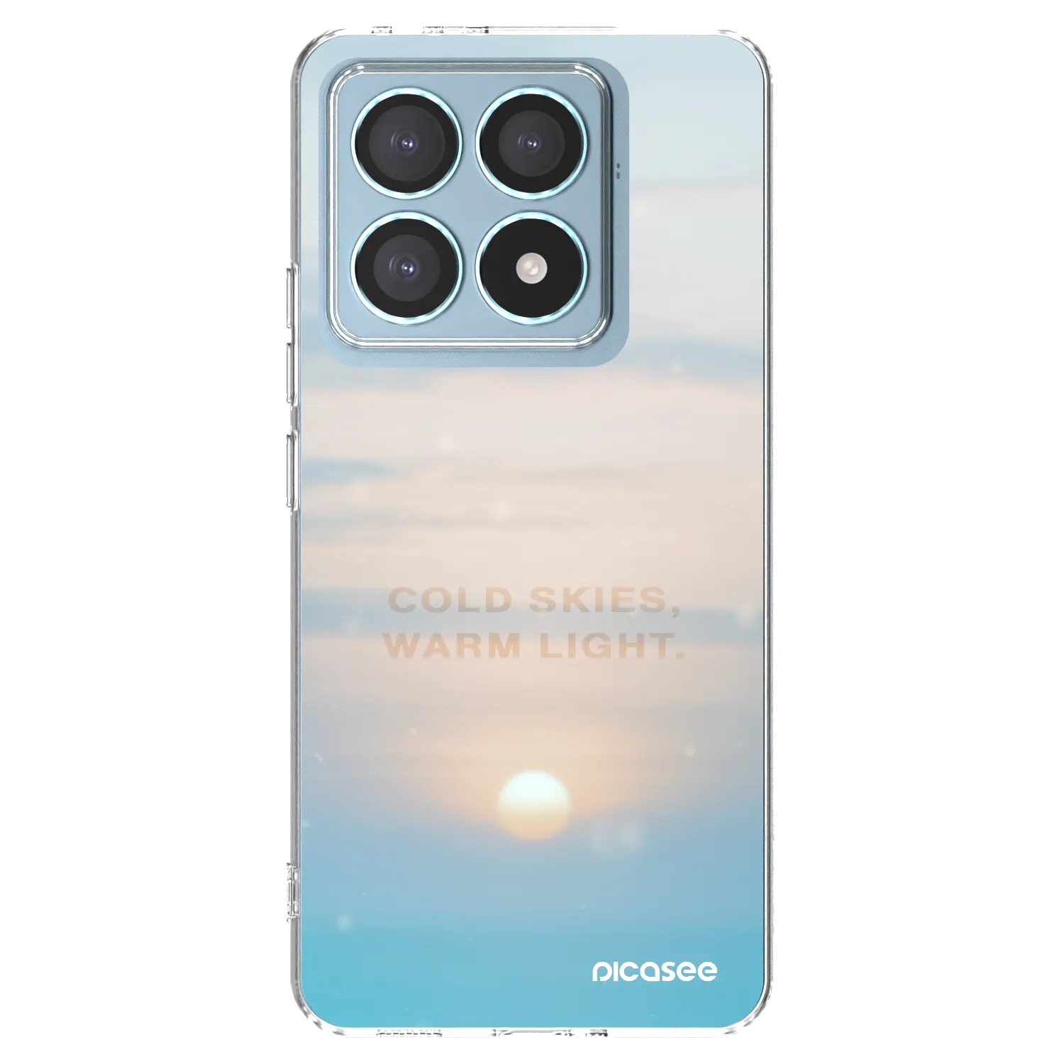 Picasee silikonska prozirna maskica za Xiaomi 14T Pro - COLD SKIES