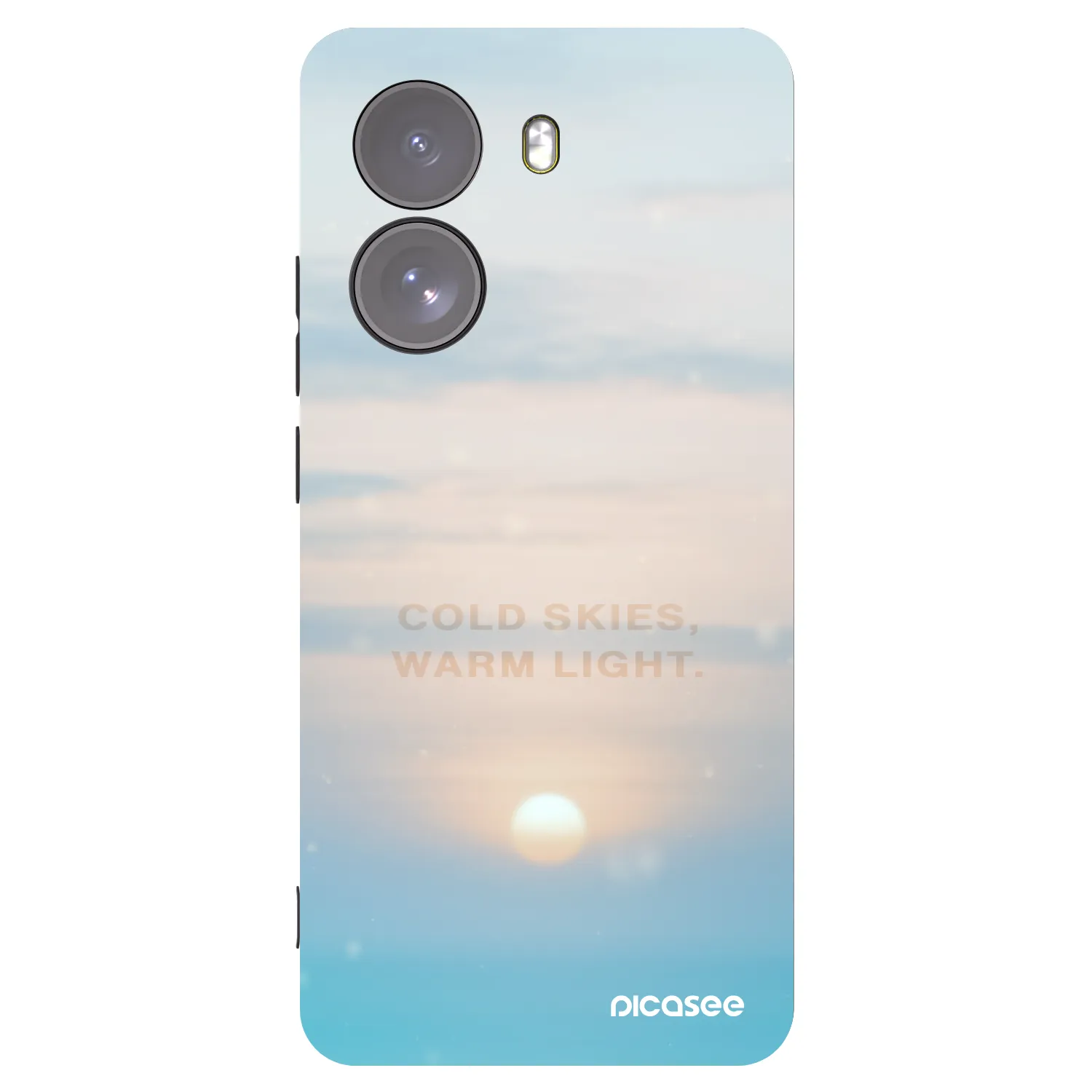Picasee crna silikonska maskica za Xiaomi Poco X7 - COLD SKIES