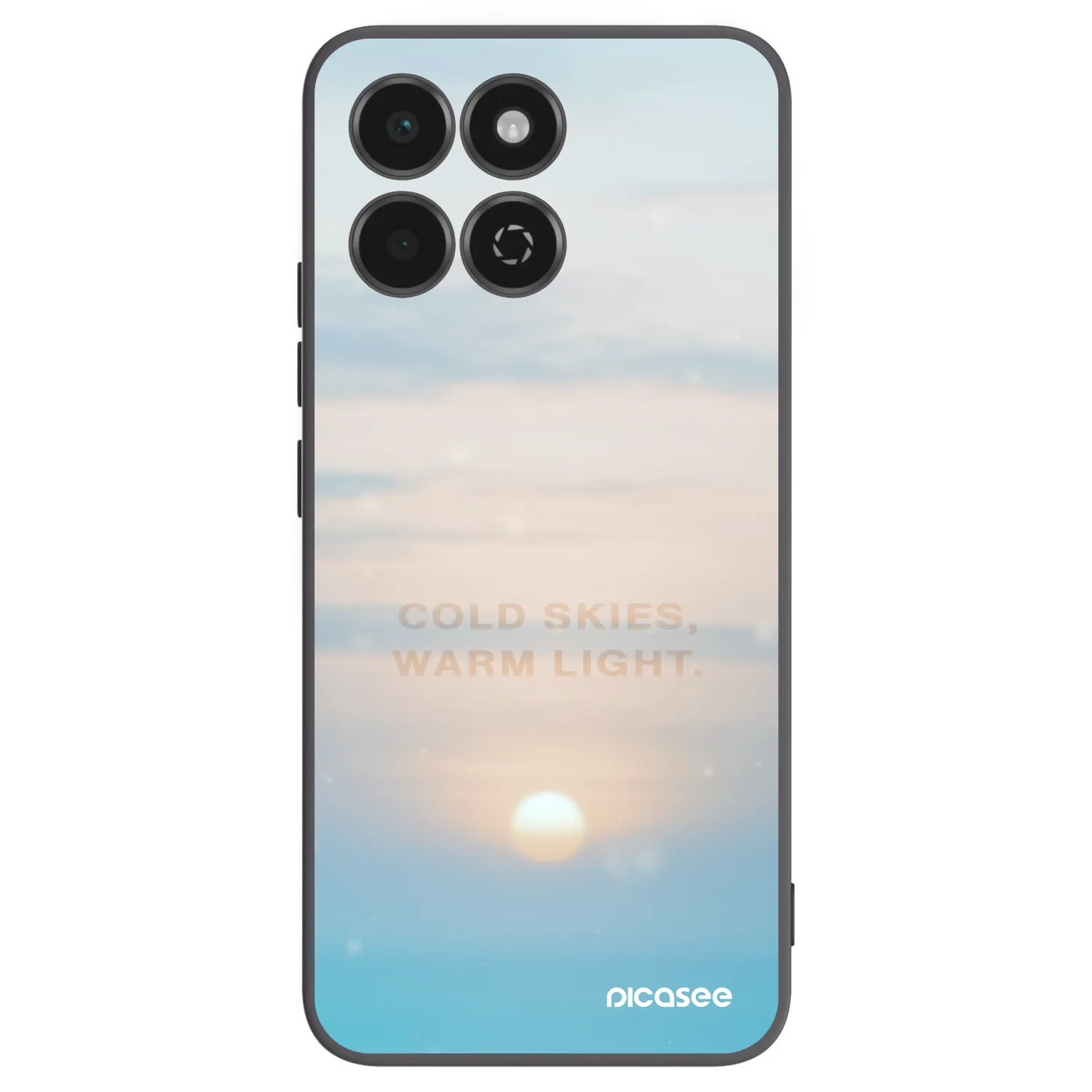 Picasee crna silikonska maskica za Honor 200 Smart 5G - COLD SKIES