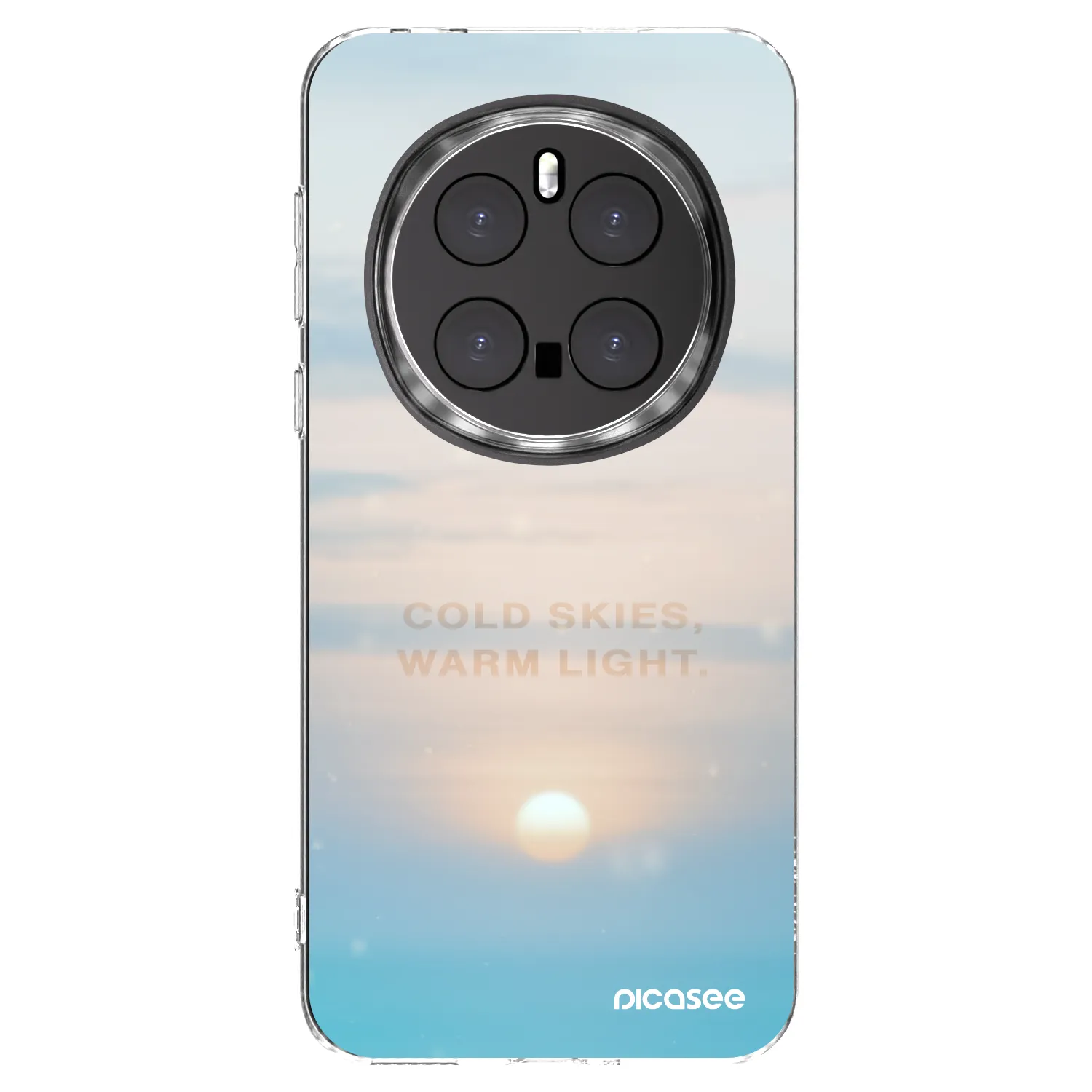 Picasee silikonska prozirna maskica za Honor Magic7 Pro 5G - COLD SKIES