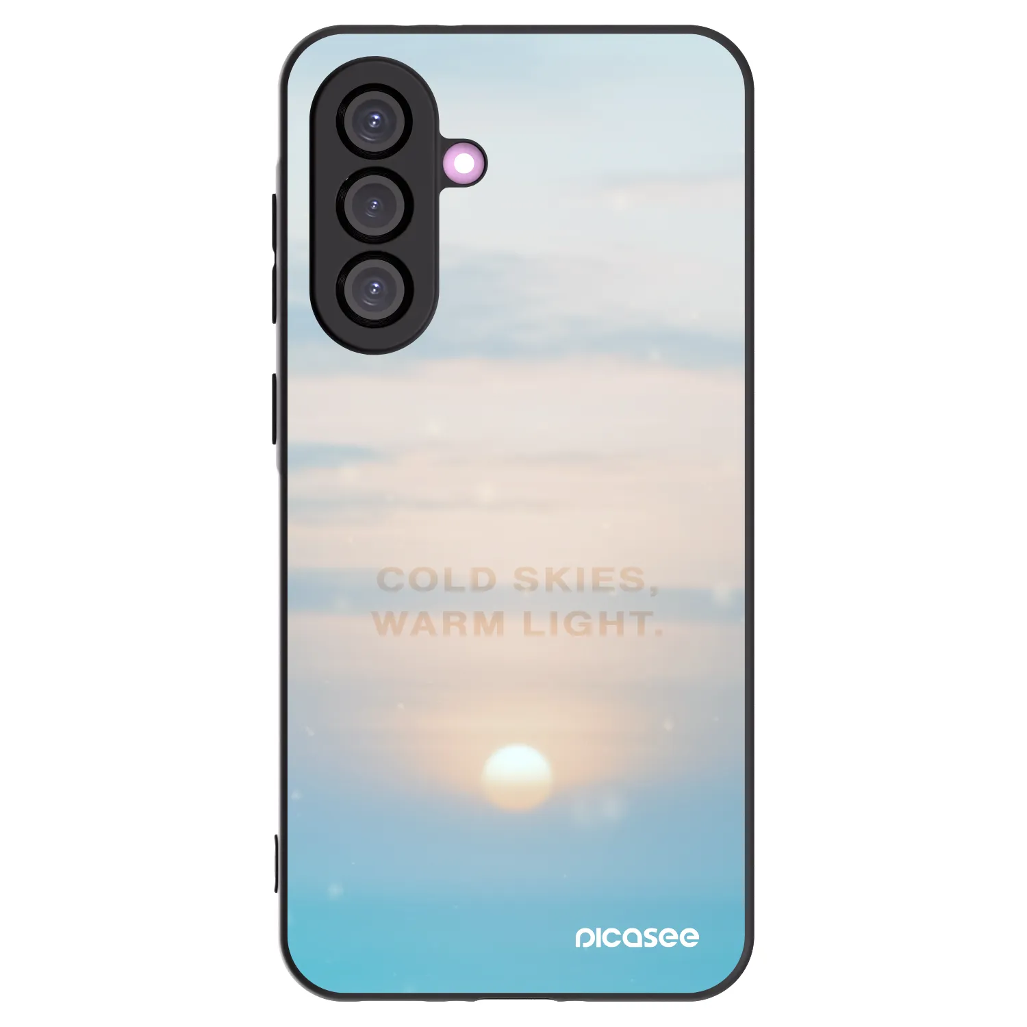Picasee crna silikonska maskica za Samsung Galaxy A36 5G - COLD SKIES