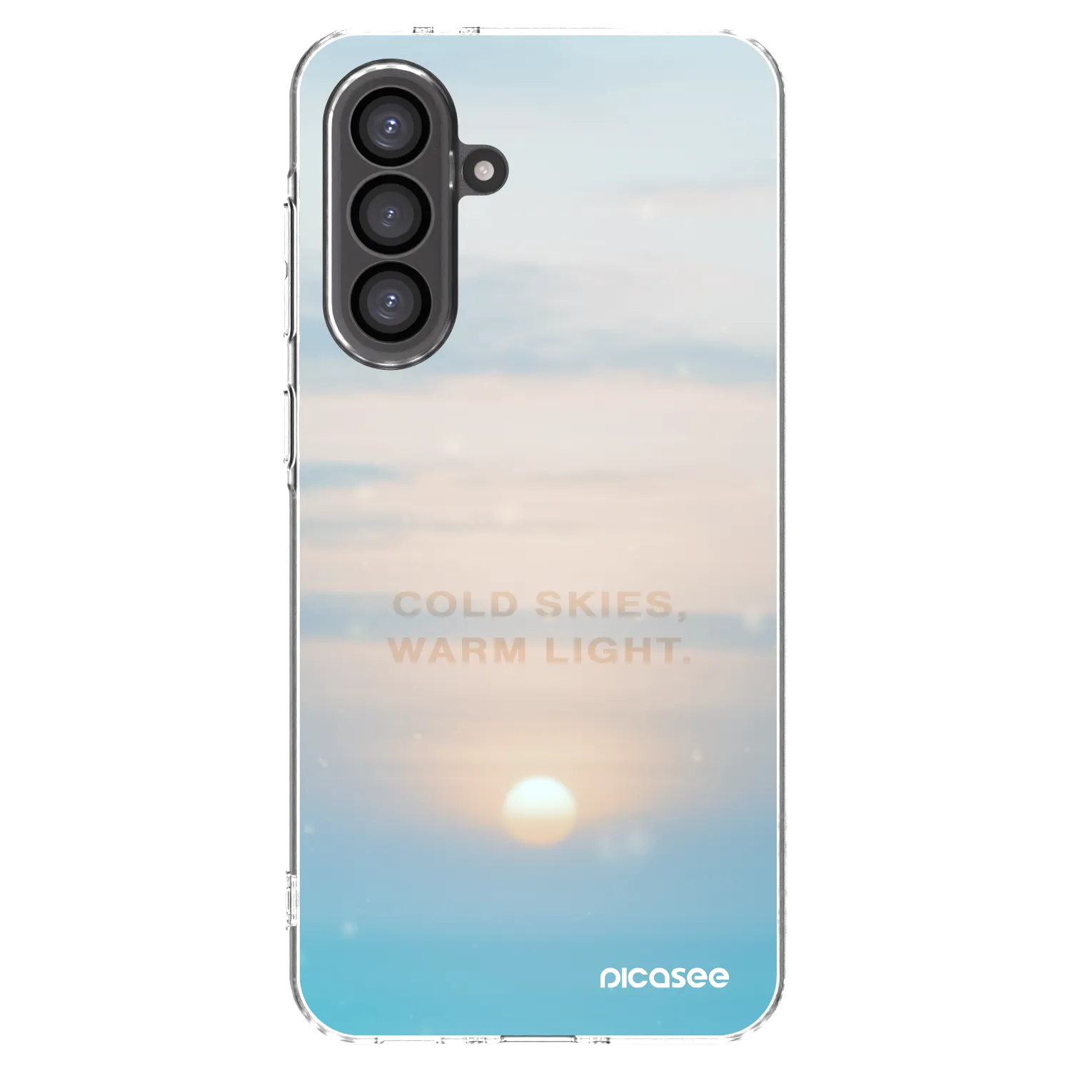 Picasee silikonska prozirna maskica za Samsung Galaxy A36 5G - COLD SKIES