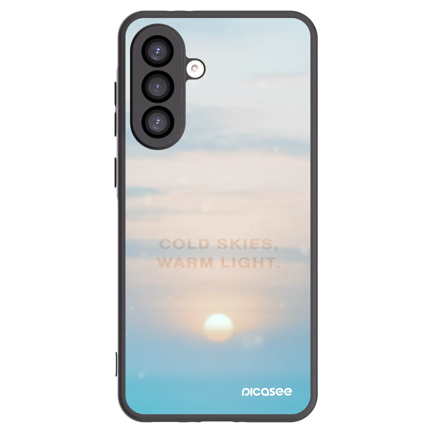 Picasee crna silikonska maskica za Samsung Galaxy A26 5G A266B - COLD SKIES
