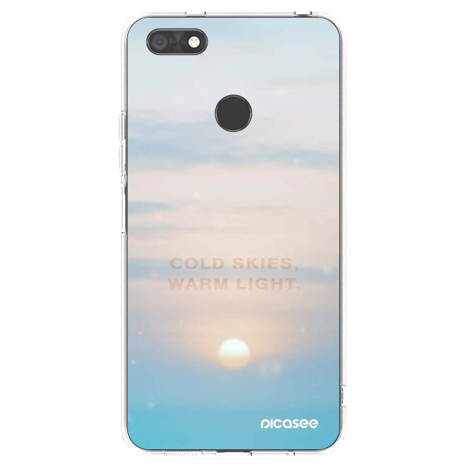 Picasee silikonska prozirna maskica za Huawei P9 Lite Mini - COLD SKIES