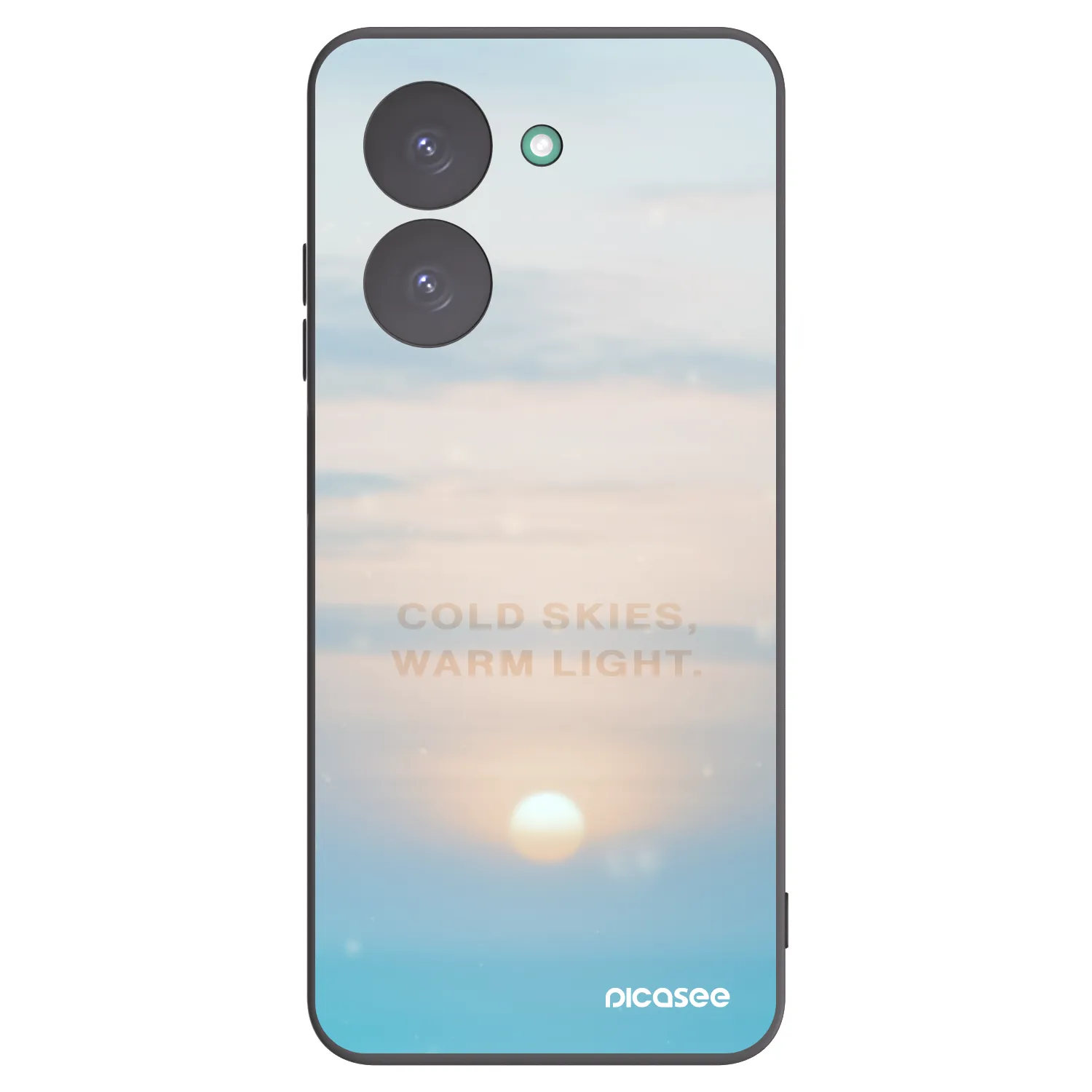 Picasee crna silikonska maskica za Xiaomi Redmi A5 - COLD SKIES