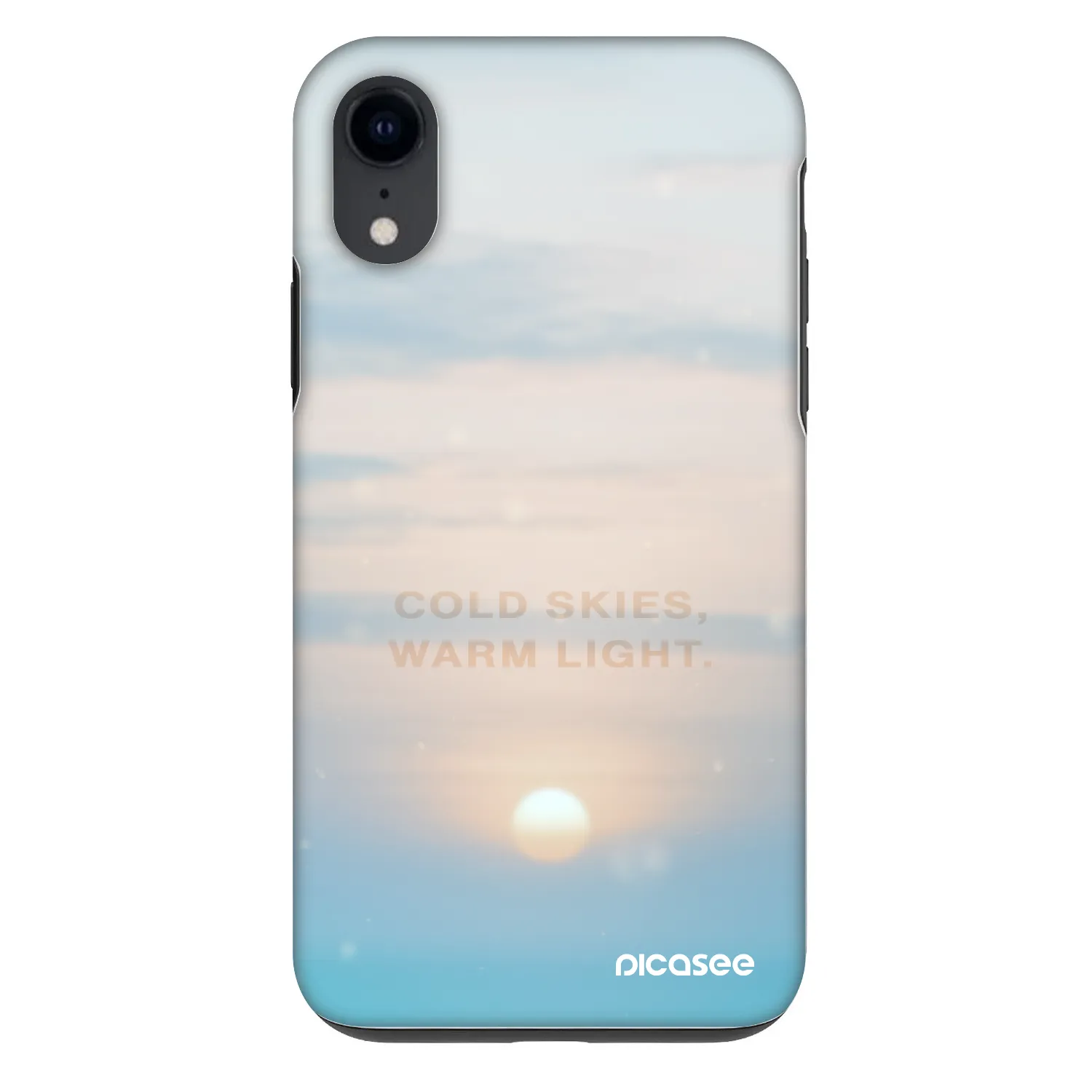 Picasee Fashion Case za Apple iPhone XR - COLD SKIES