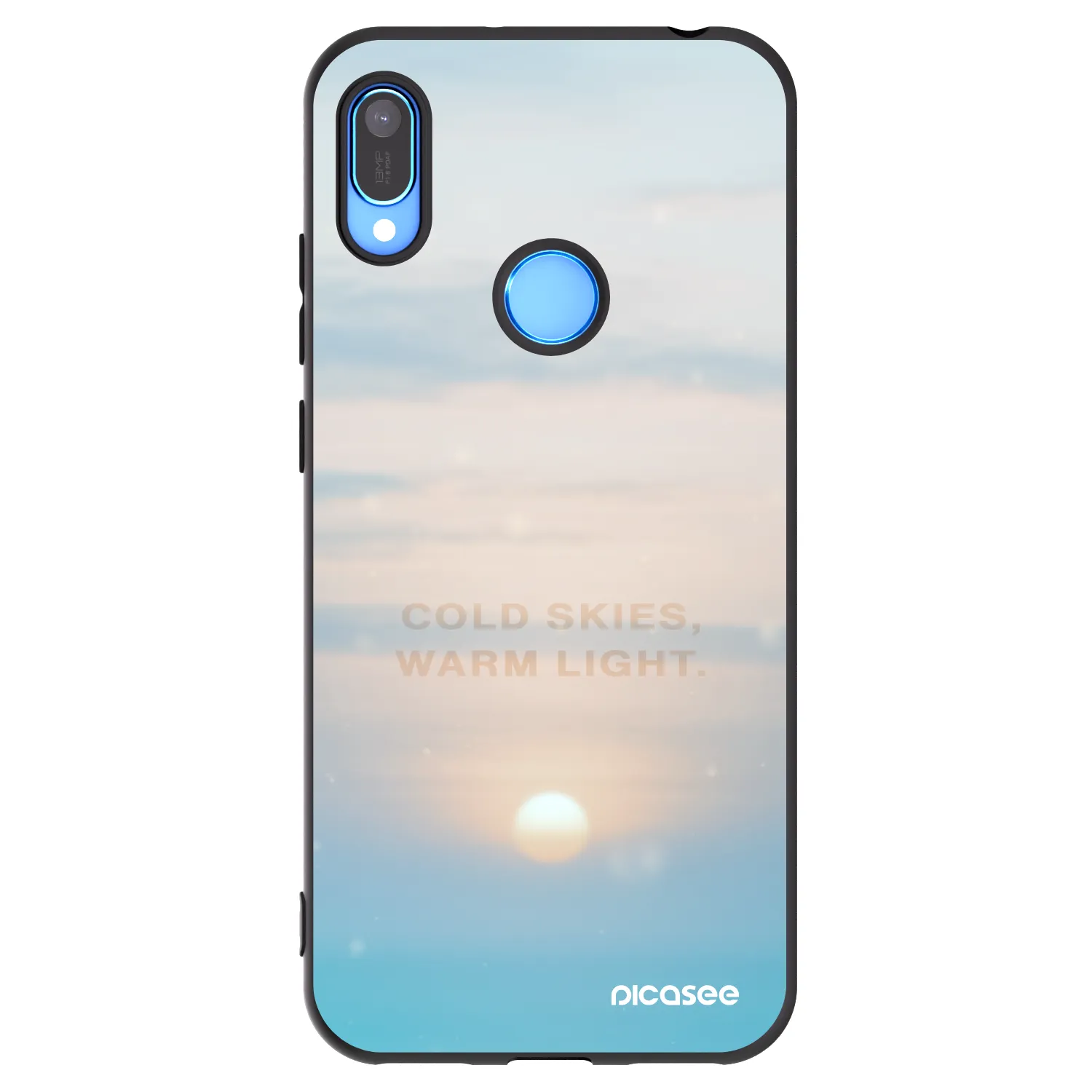 Picasee crna silikonska maskica za Huawei Y6 2019 - COLD SKIES