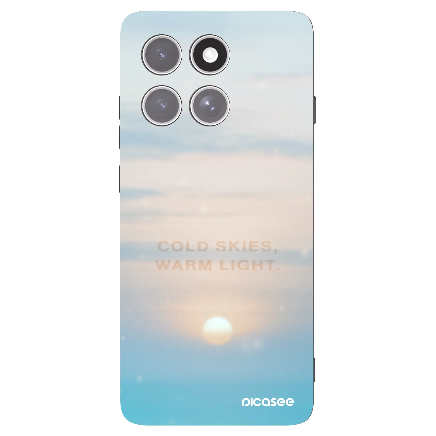 Picasee crna silikonska maskica za Motorola Edge 60 Pro - COLD SKIES