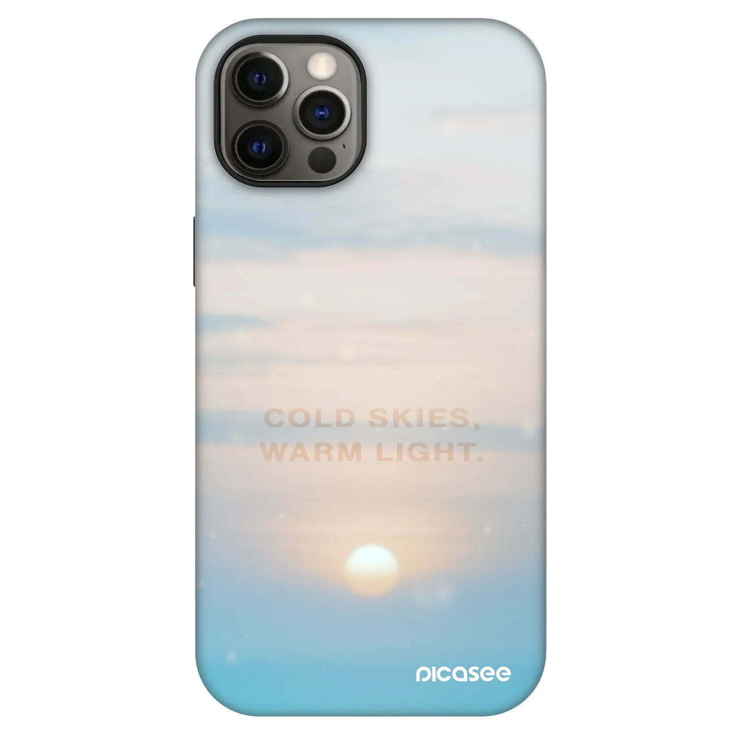 Picasee Fashion Case MagSafe za Apple iPhone 12 - COLD SKIES