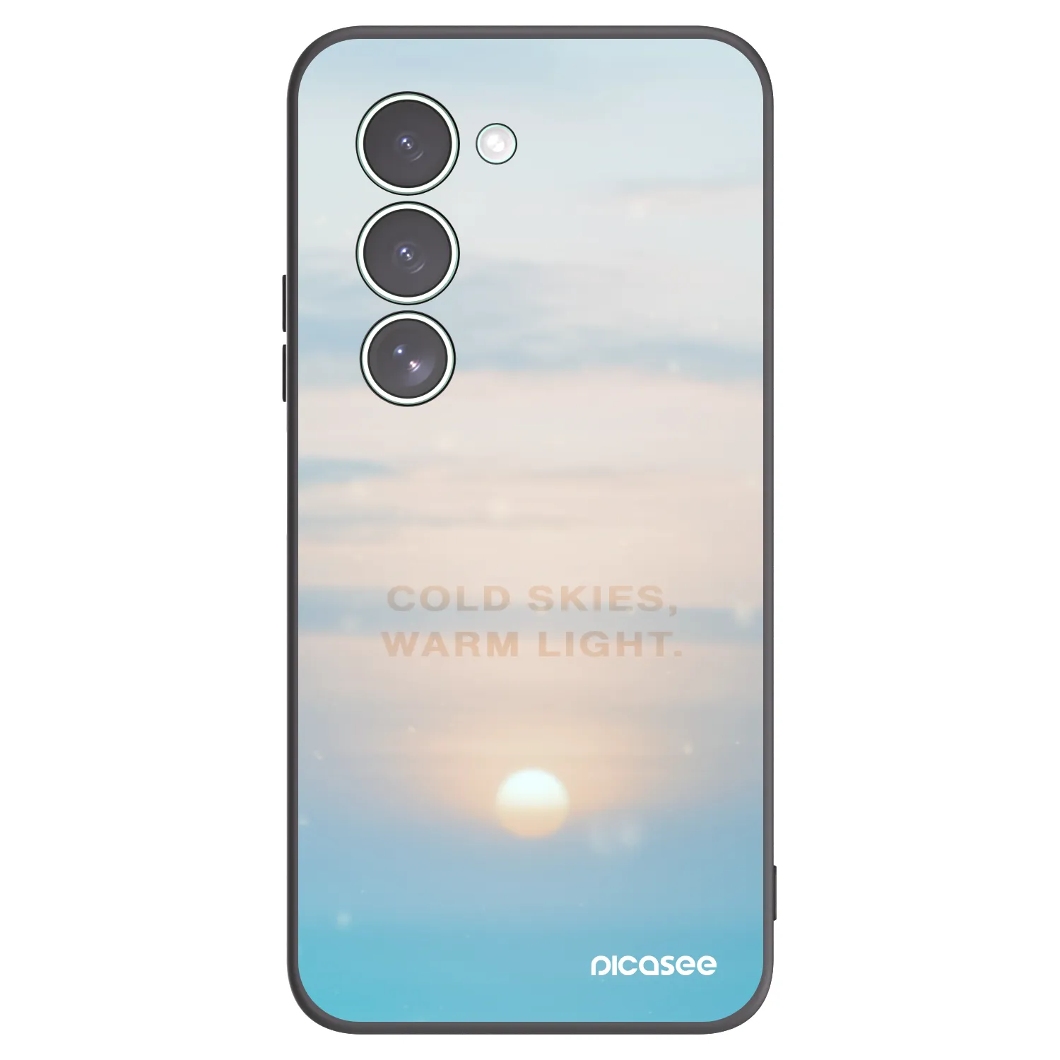 Picasee crna silikonska maskica za Xiaomi Redmi 15 5G - COLD SKIES