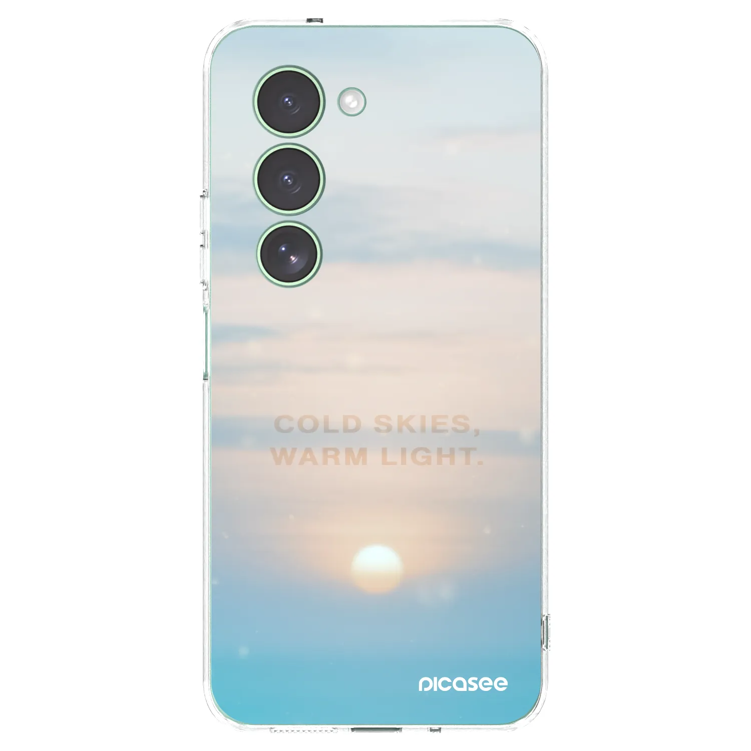 Picasee silikonska prozirna maskica za Xiaomi Redmi 15 5G - COLD SKIES