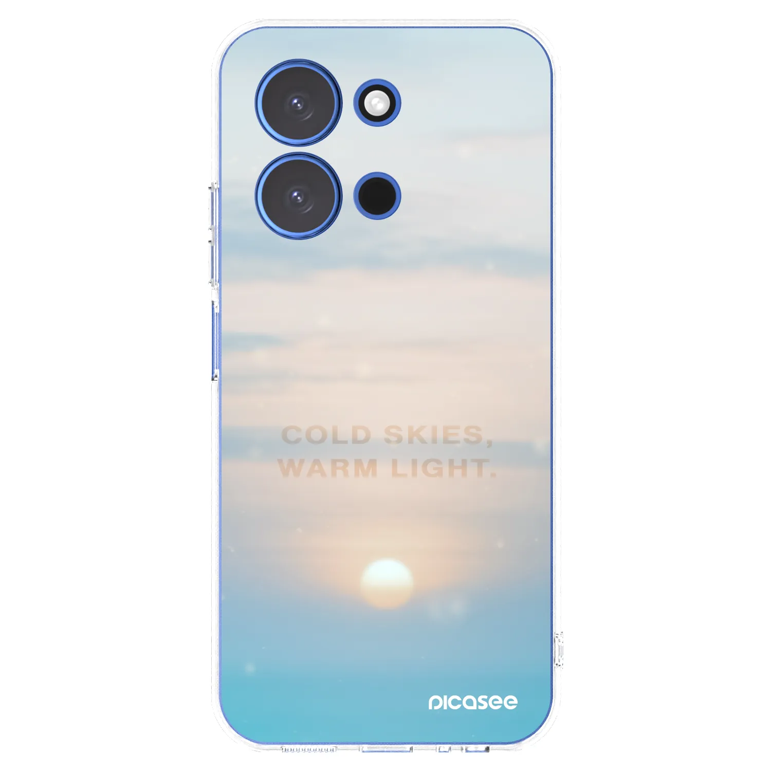 Picasee silikonska prozirna maskica za Xiaomi Redmi 15C 4G - COLD SKIES