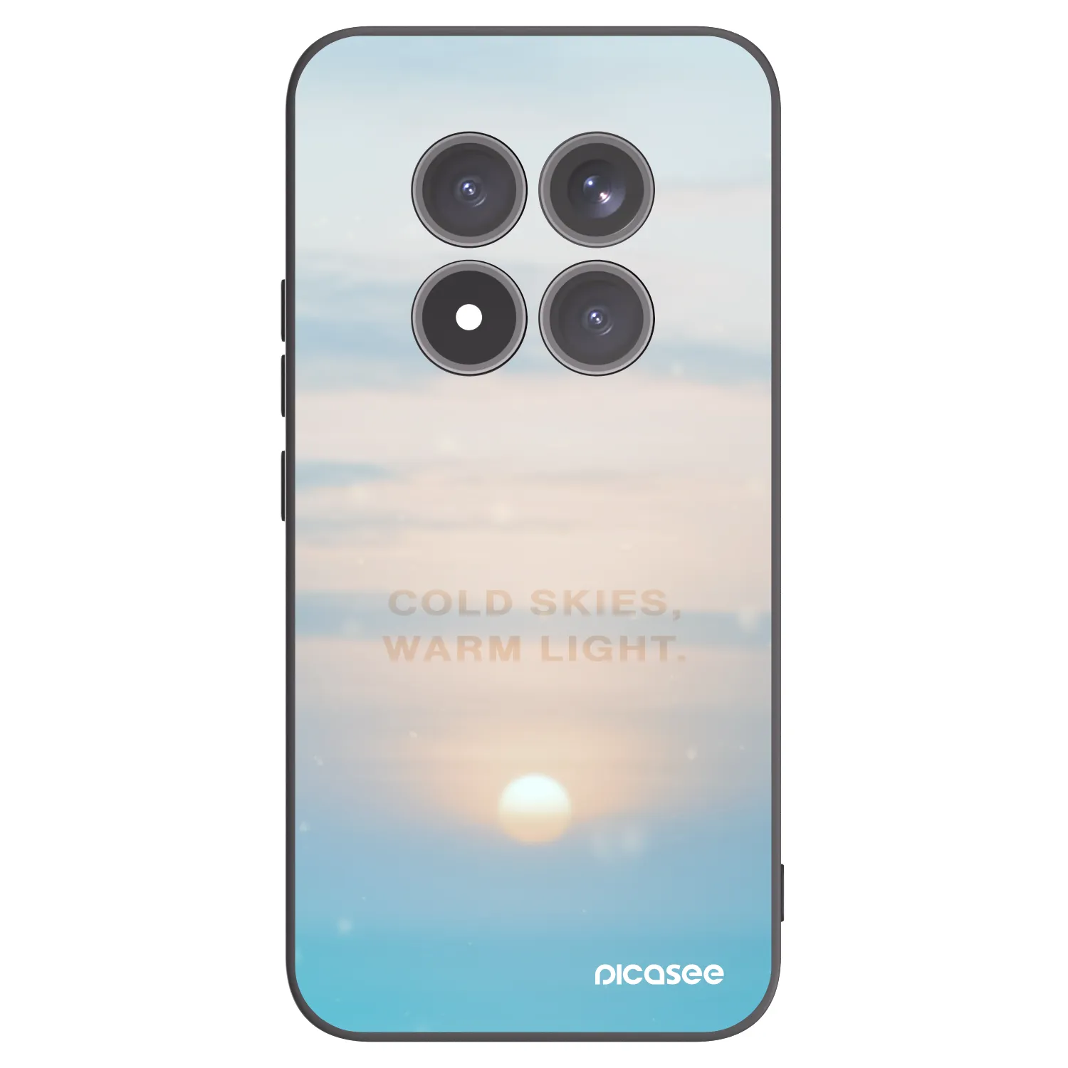 Picasee crna silikonska maskica za Xiaomi Redmi Note 15 Pro+ - COLD SKIES