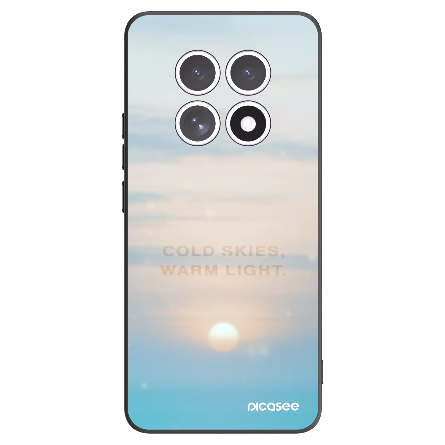 Picasee crna silikonska maskica za Xiaomi Redmi Note 15 - COLD SKIES