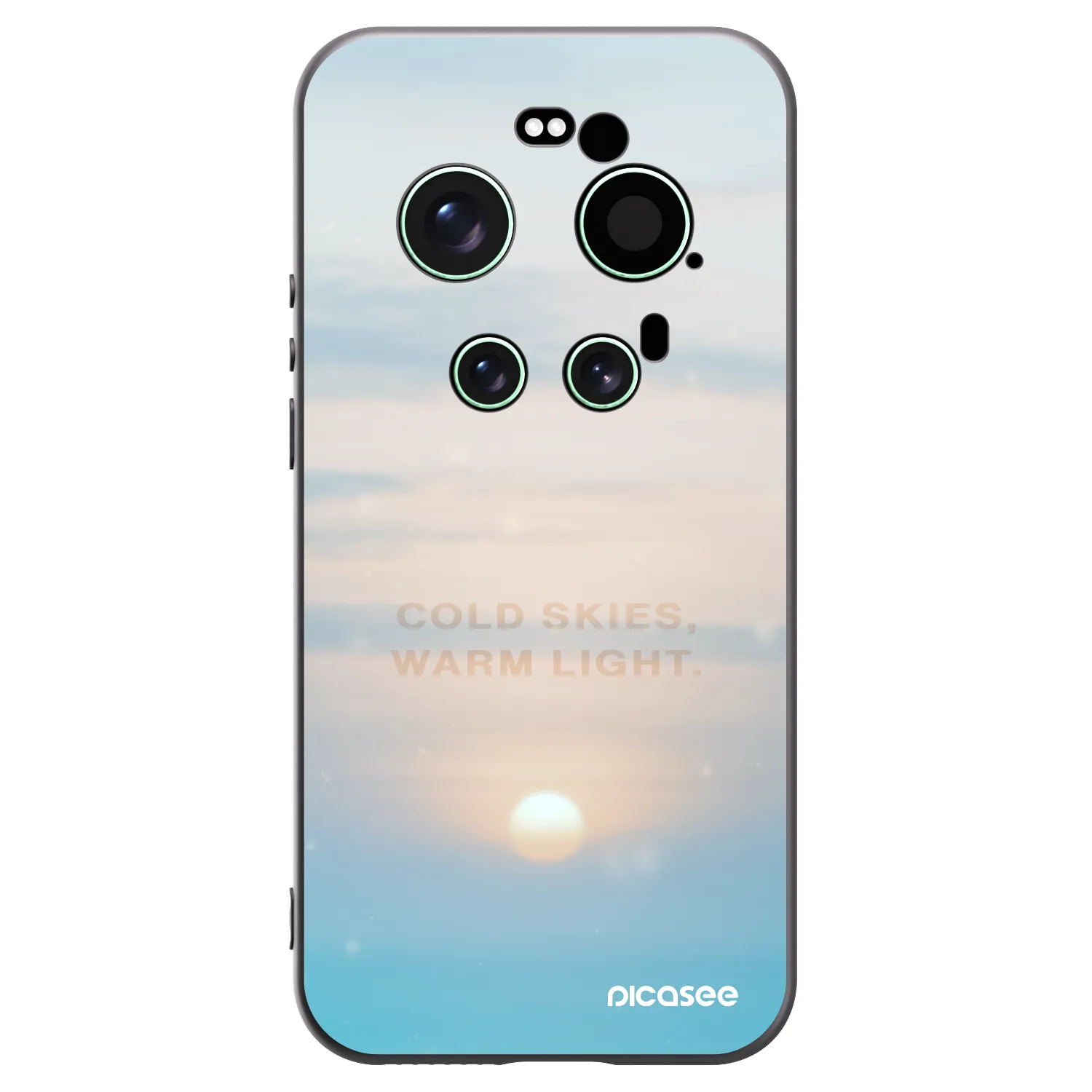 Picasee crna silikonska maskica za Xiaomi 17 Ultra - COLD SKIES
