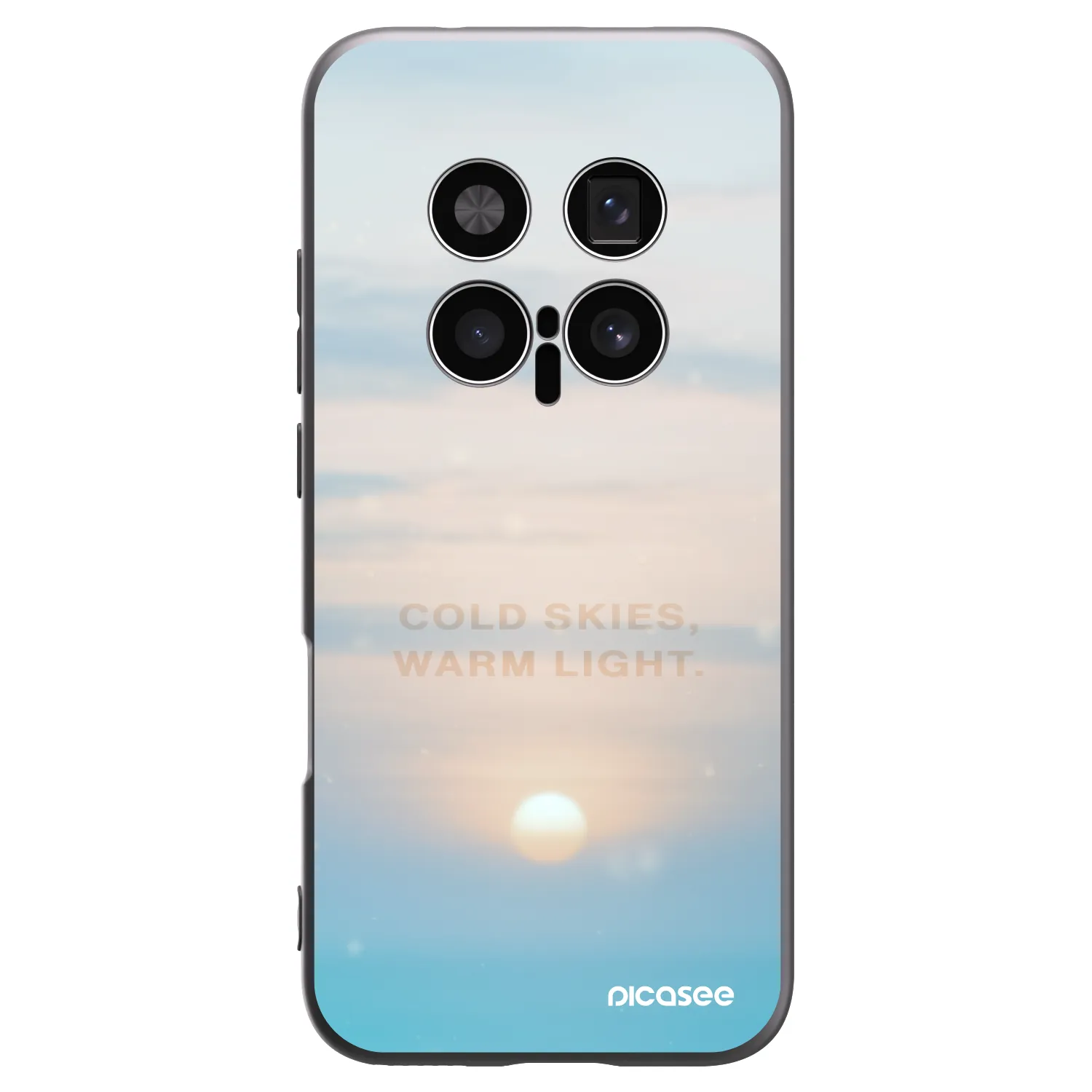 Picasee crna silikonska maskica za Honor Magic8 Pro 5G - COLD SKIES