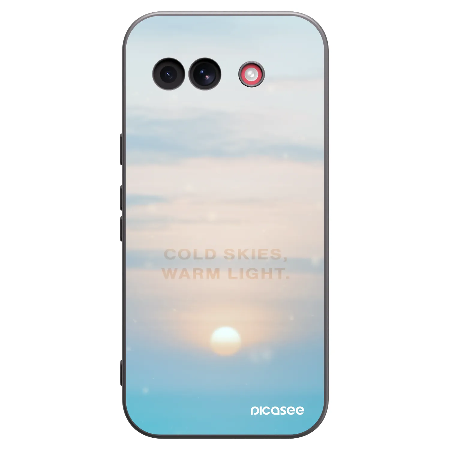 Picasee crna silikonska maskica za Google Pixel 10a - COLD SKIES