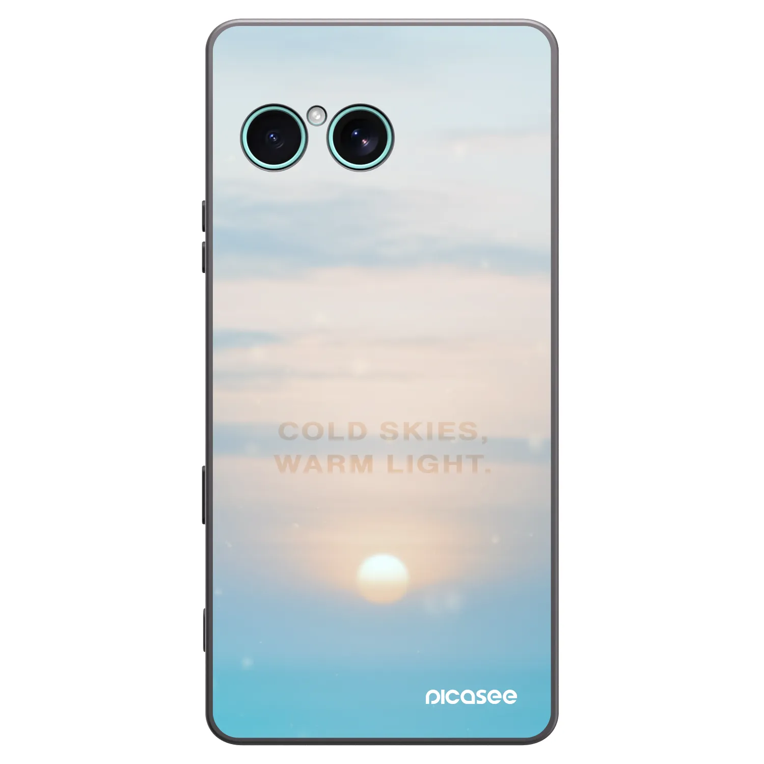 Picasee crna silikonska maskica za Sony Xperia 10 VII - COLD SKIES