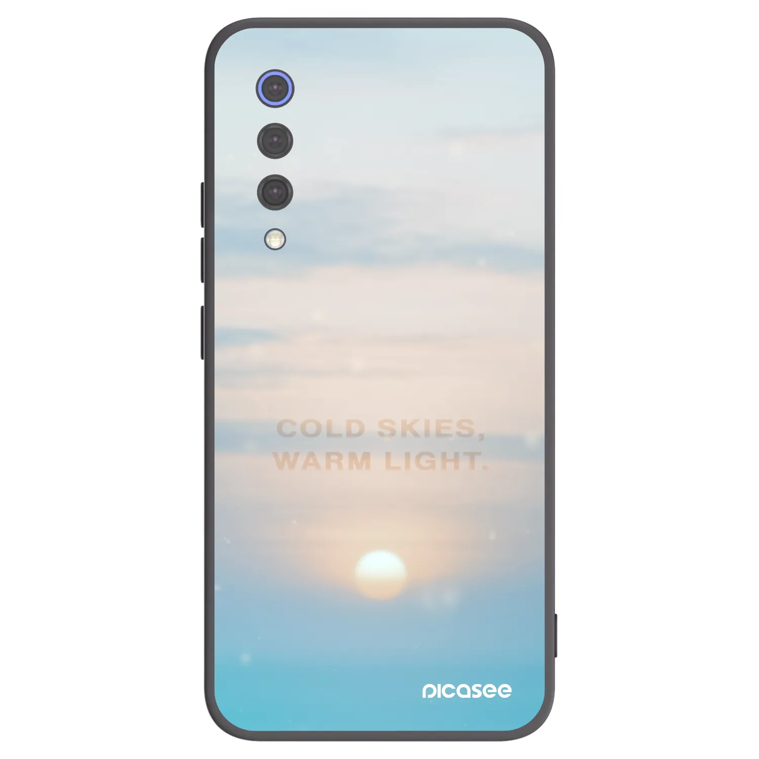 Picasee crna silikonska maskica za Xiaomi Mi 9 SE - COLD SKIES