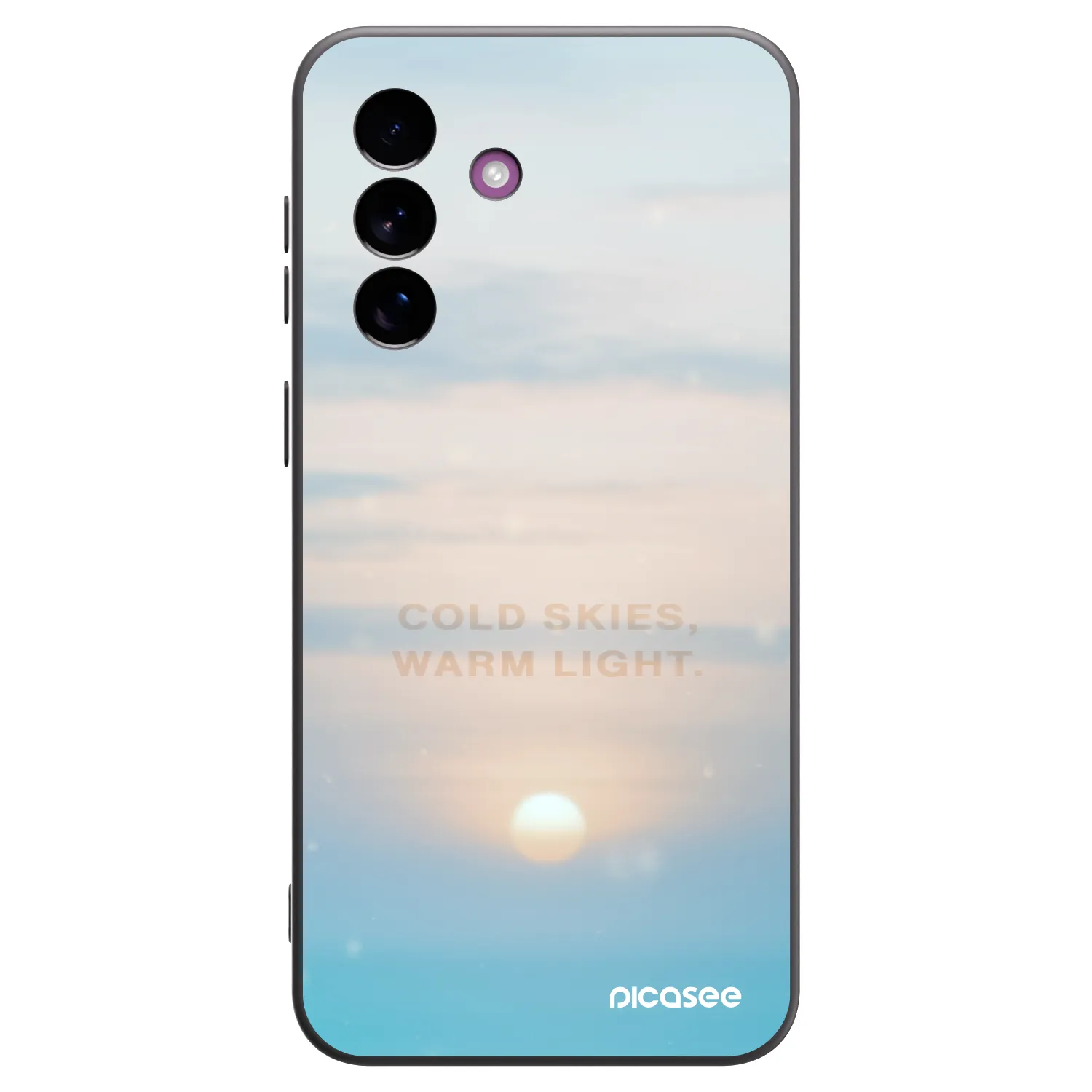 Picasee crna silikonska maskica za Samsung Galaxy A37 - COLD SKIES