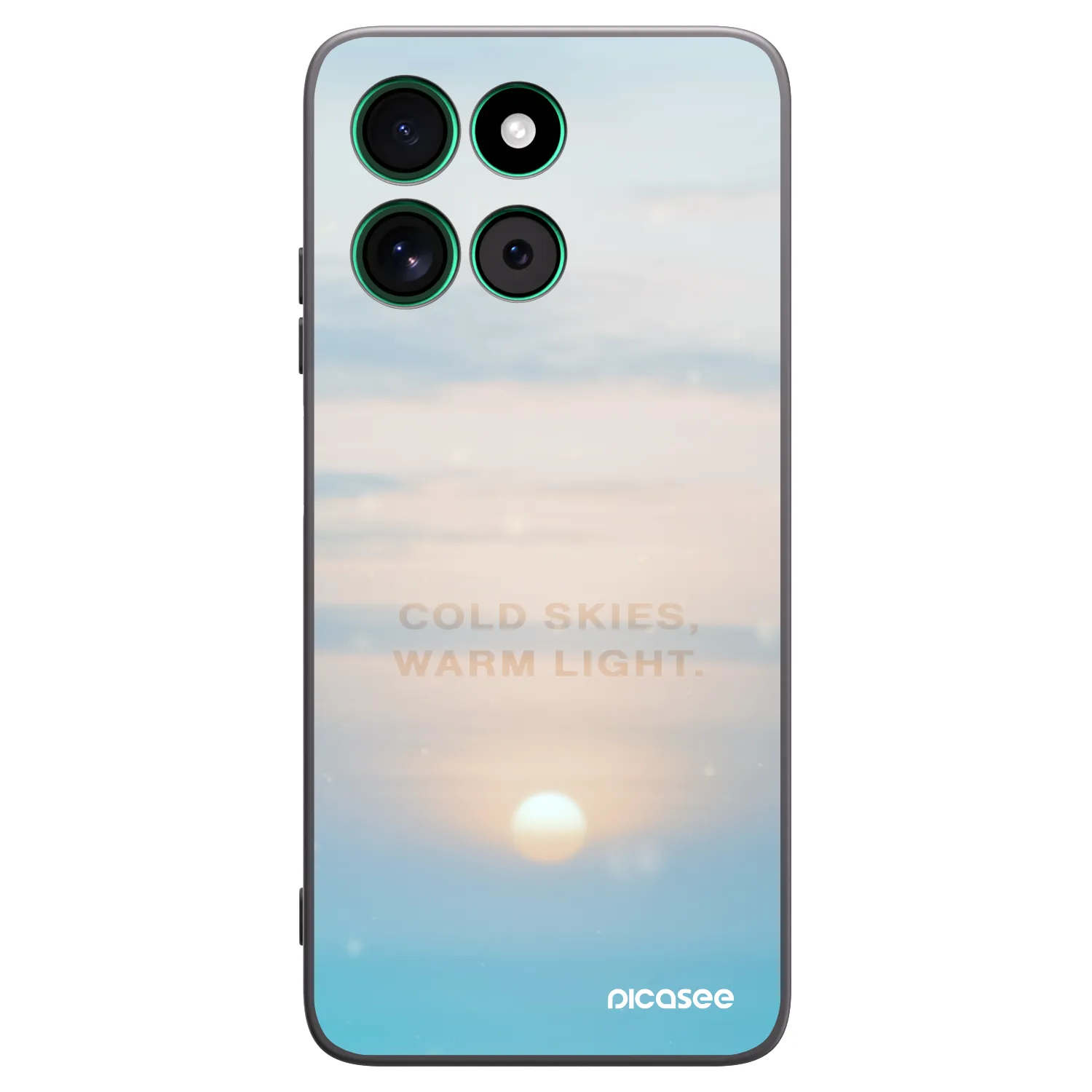 Picasee crna silikonska maskica za Motorola Moto G57 Power - COLD SKIES