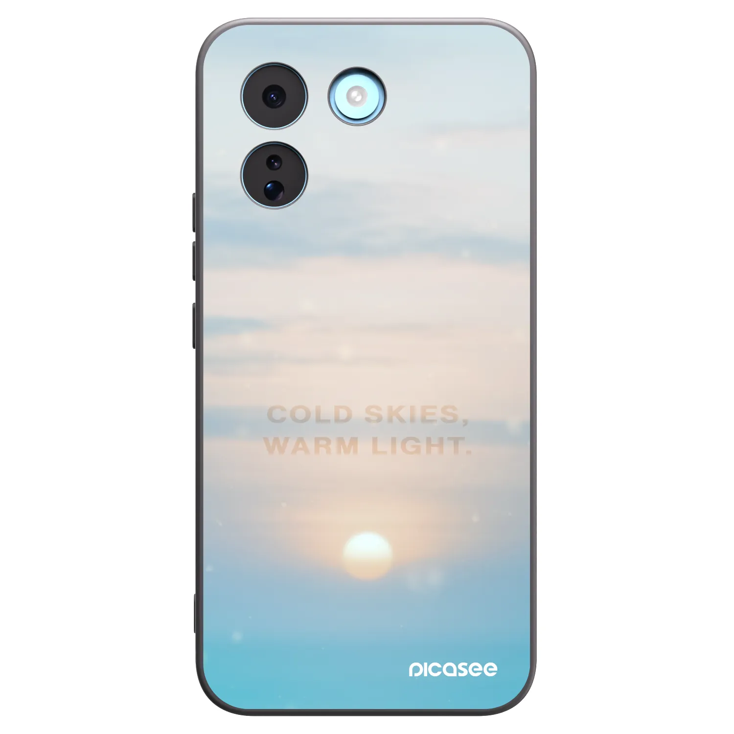 Picasee crna silikonska maskica za Xiaomi Redmi Note 17 Pro MAX 5G - COLD SKIES