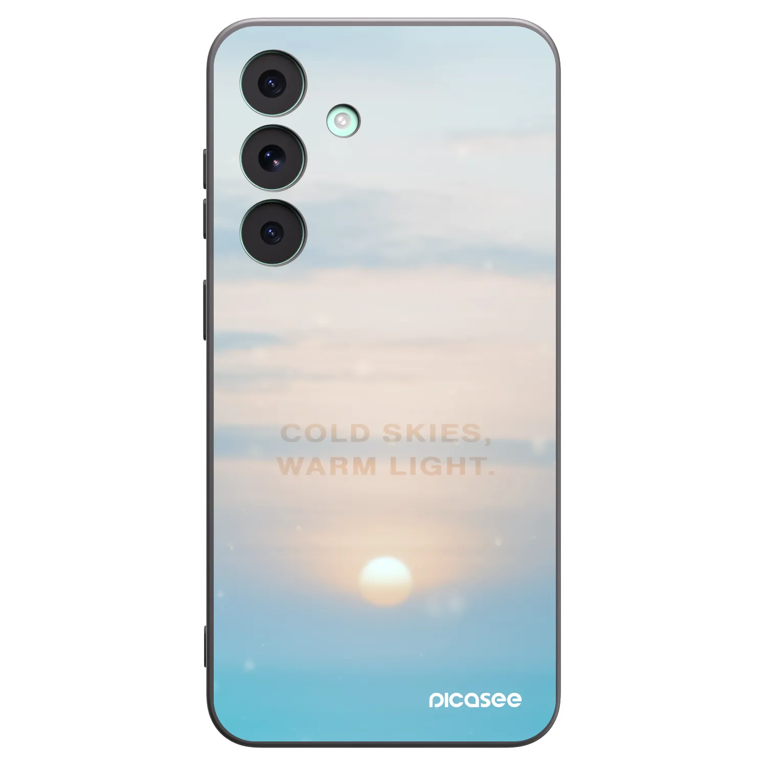 Picasee crna silikonska maskica za Samsung Galaxy S26 FE - COLD SKIES