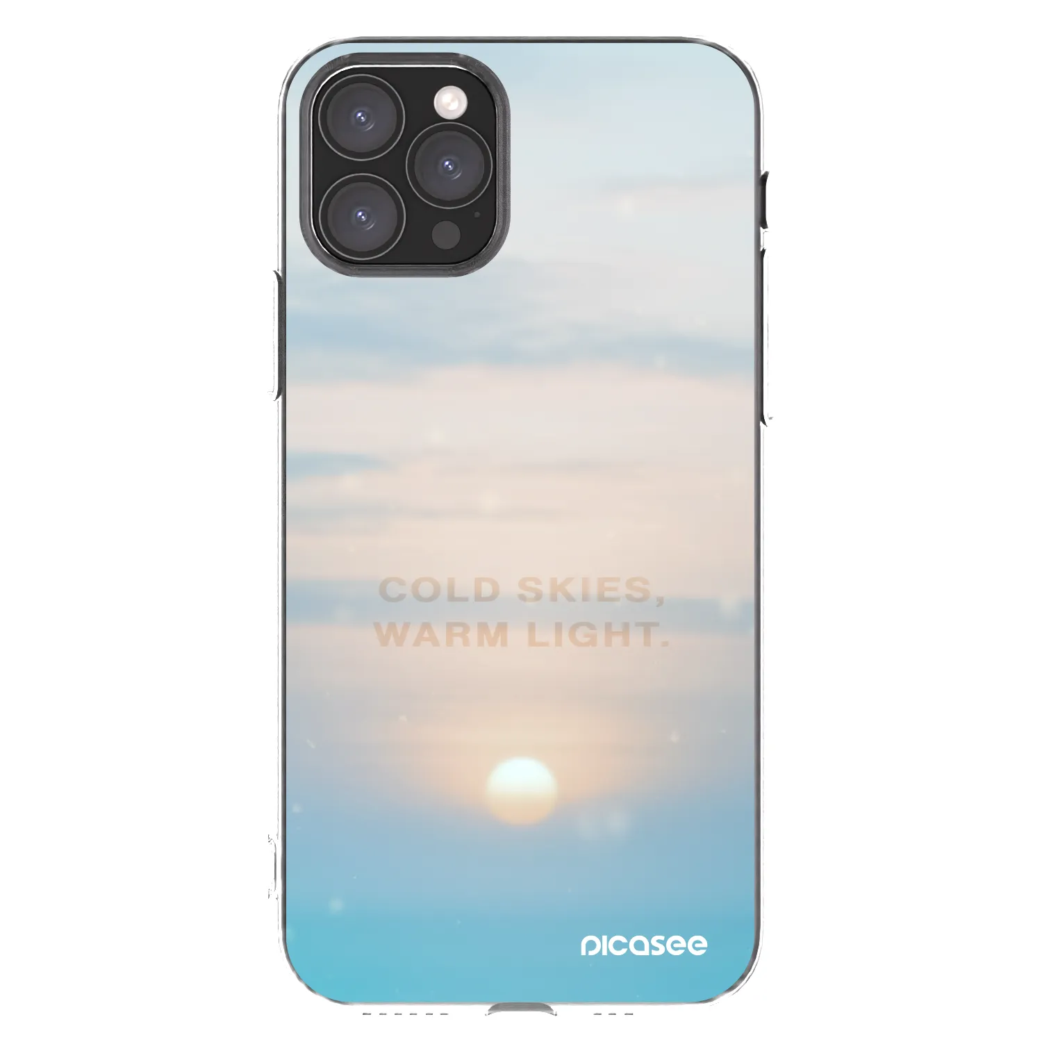 Picasee silikonska prozirna maskica za Apple iPhone 11 Pro - COLD SKIES