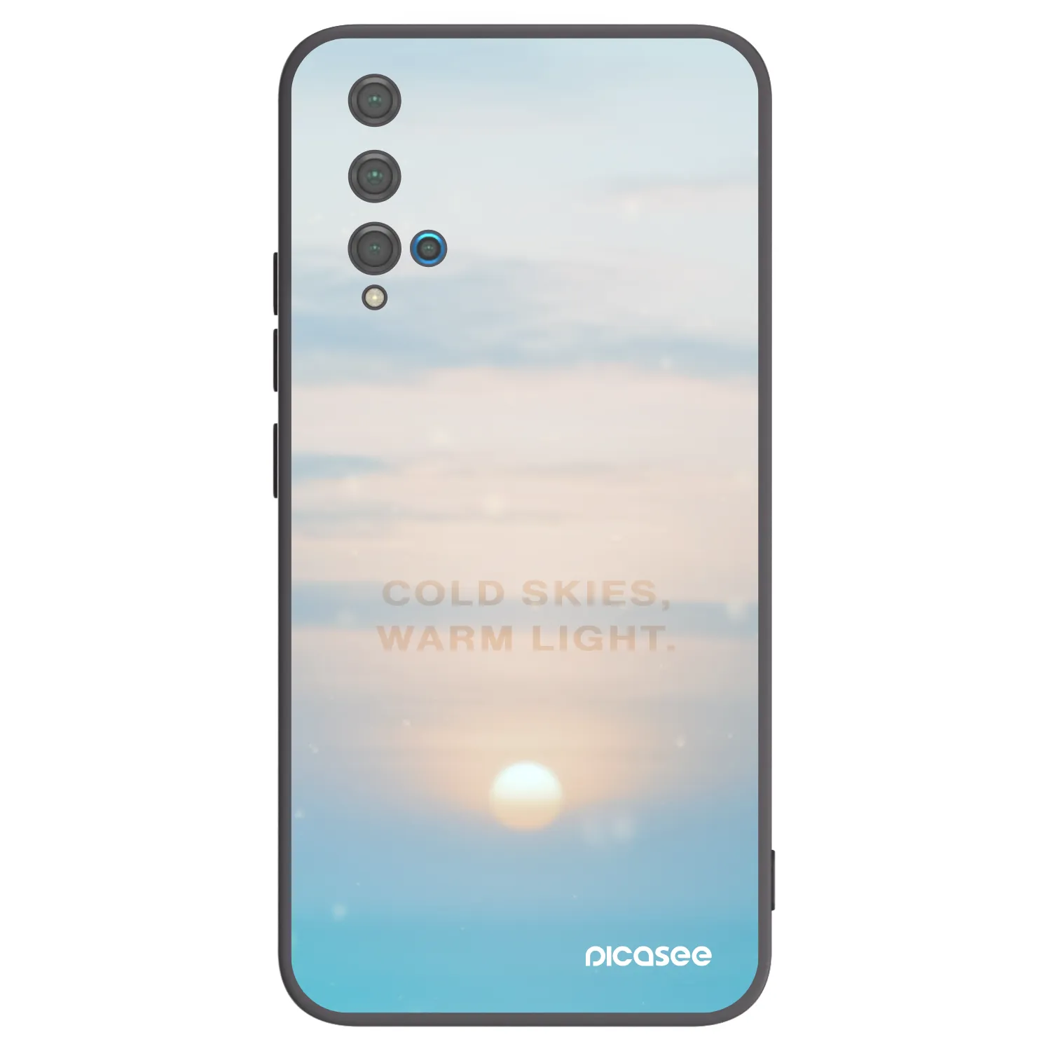 Picasee crna silikonska maskica za Huawei Nova 5T - COLD SKIES