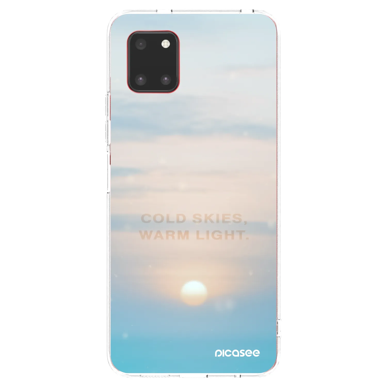 Picasee silikonska prozirna maskica za Samsung Galaxy Note 10 Lite N770F - COLD SKIES