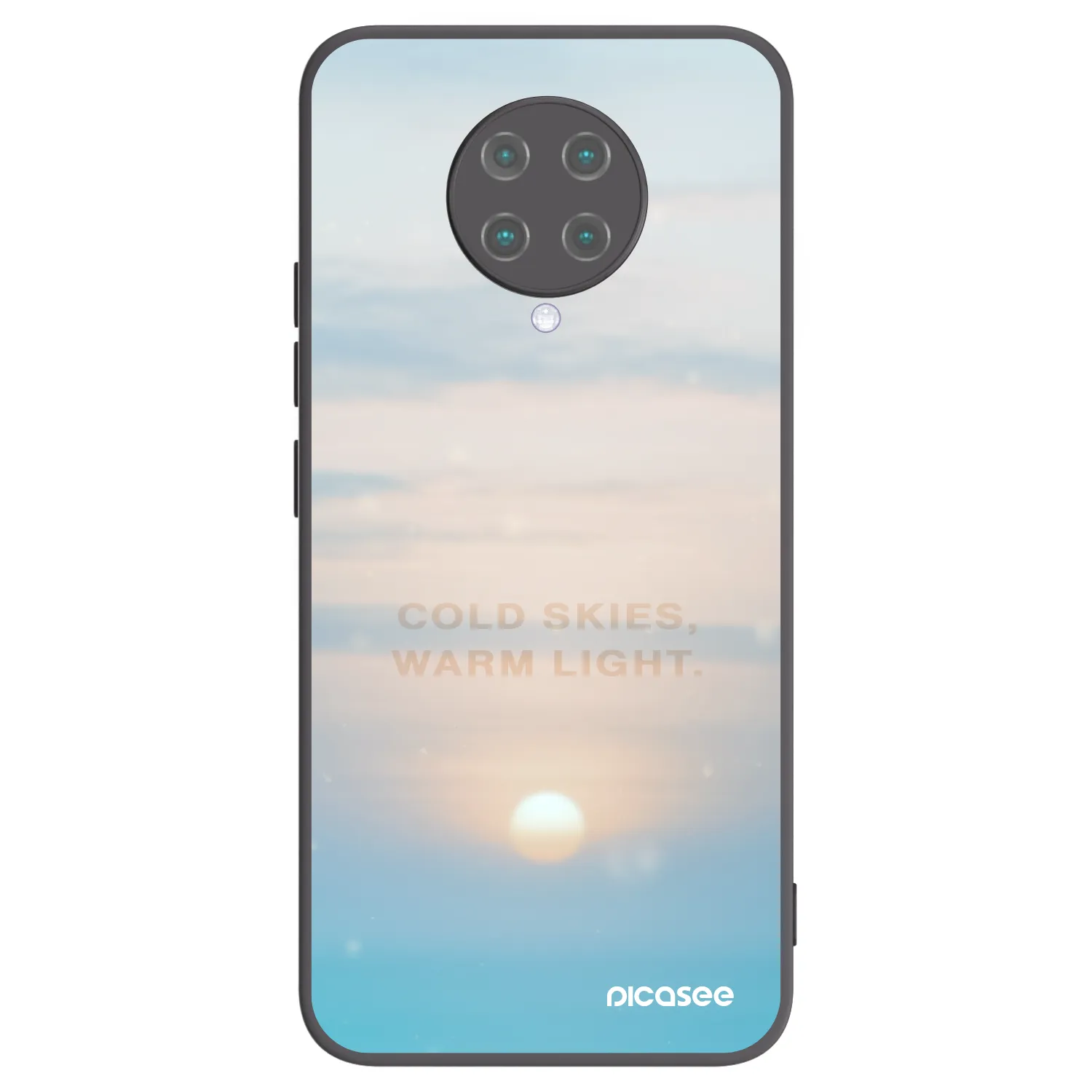 Picasee crna silikonska maskica za Xiaomi Poco F2 Pro - COLD SKIES