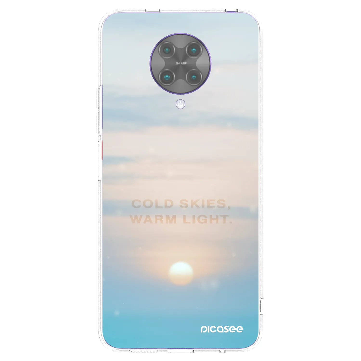 Picasee silikonska prozirna maskica za Xiaomi Poco F2 Pro - COLD SKIES