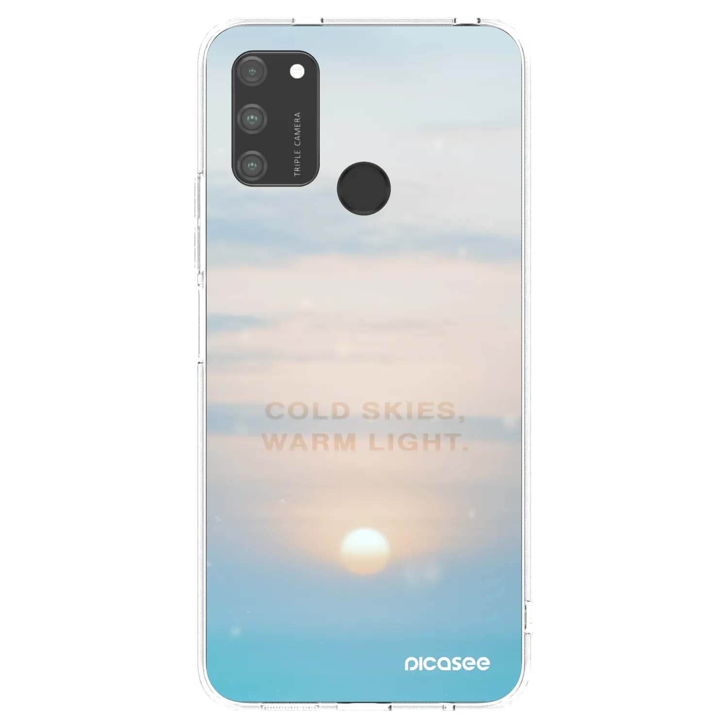 Picasee silikonska prozirna maskica za Honor 9A - COLD SKIES