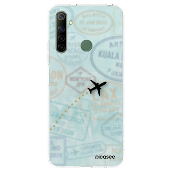 Picasee silikonska prozirna maskica za Realme 6i - FLIGHT PATH