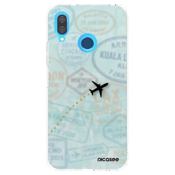 Picasee silikonska prozirna maskica za Huawei P20 Lite - FLIGHT PATH