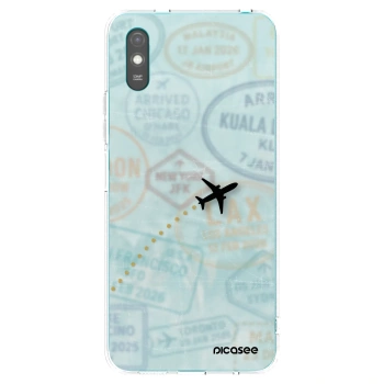 Picasee silikonska prozirna maskica za Xiaomi Redmi 9AT - FLIGHT PATH