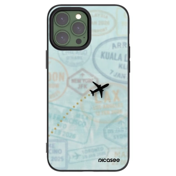 Picasee crna silikonska maskica za Apple iPhone 13 Pro Max - FLIGHT PATH