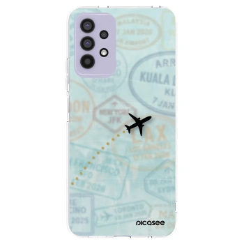 Picasee silikonska prozirna maskica za Samsung Galaxy A32 4G SM-A325F - FLIGHT PATH
