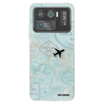 Picasee silikonska prozirna maskica za Xiaomi Mi 11 Ultra - FLIGHT PATH
