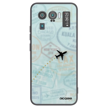 Picasee crna silikonska maskica za Xiaomi Mi 11 Ultra - FLIGHT PATH