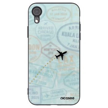 Picasee crna silikonska maskica za Apple iPhone 6 Plus/6S Plus - FLIGHT PATH